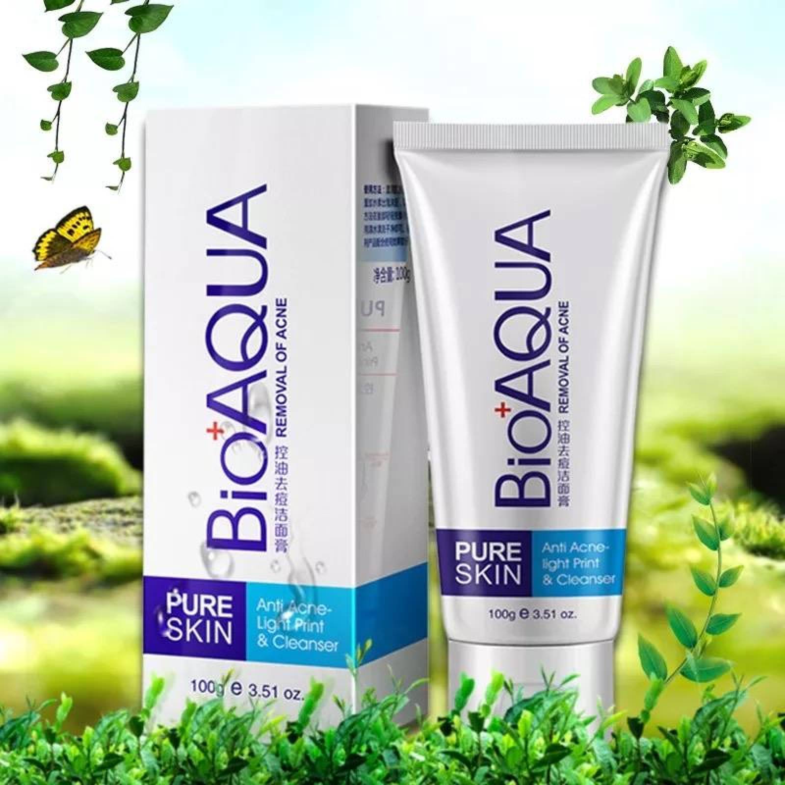 Bioaqua Pure Skin Removedor Limpiador De Acné Y Grasa