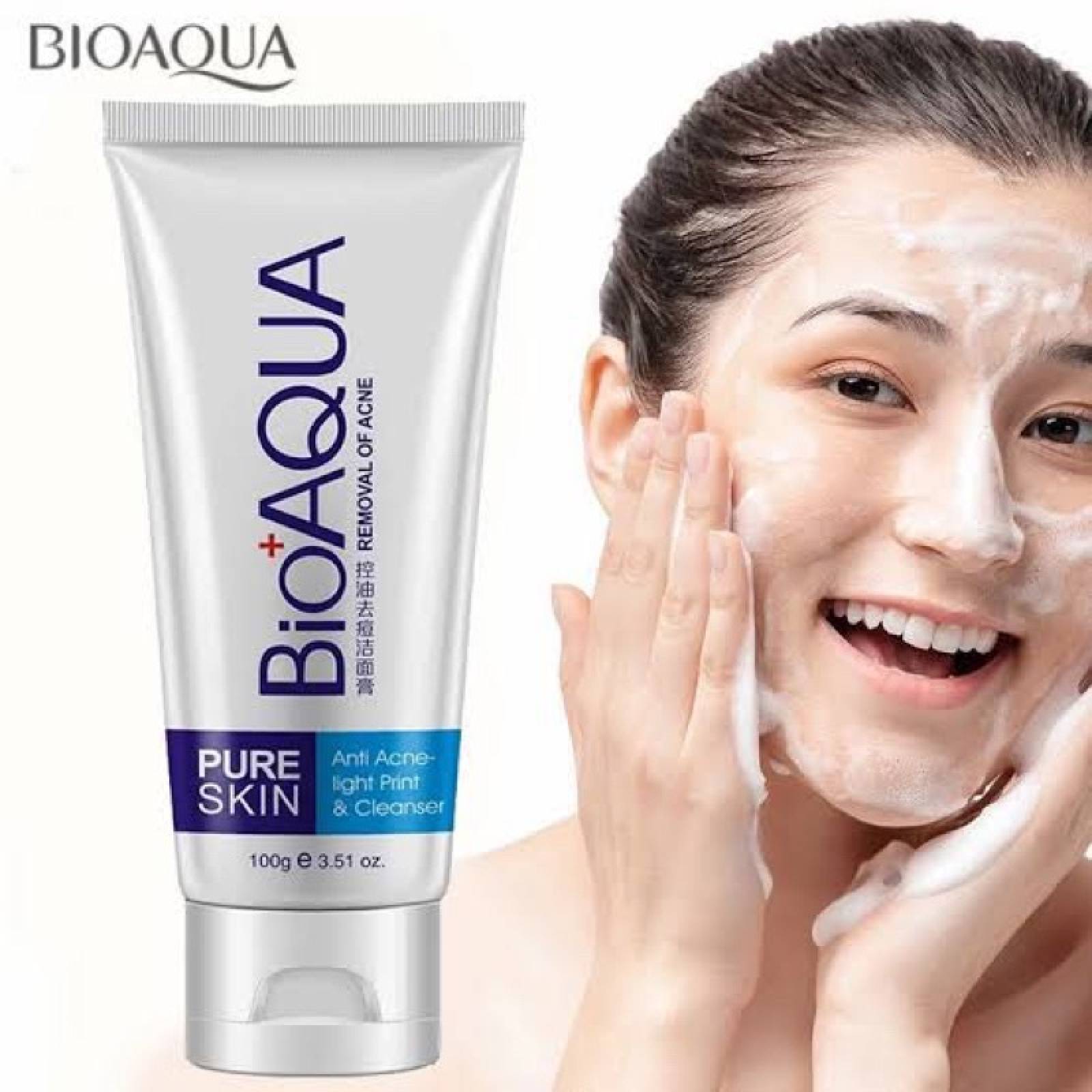 Bioaqua Pure Skin Removedor Limpiador De Acné Y Grasa