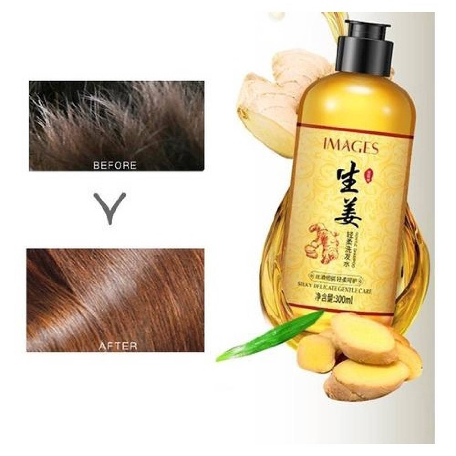 Shampoo Jengibre Anti Caida Crecimiento Reparador Images.