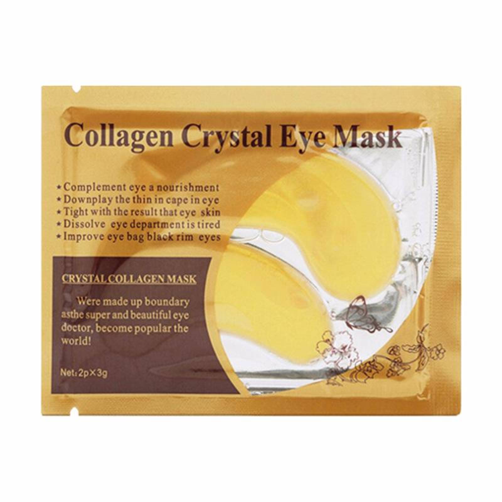 10 Parches Para Ojos Ojeras Colageno Oro Arrugas Mascarilla