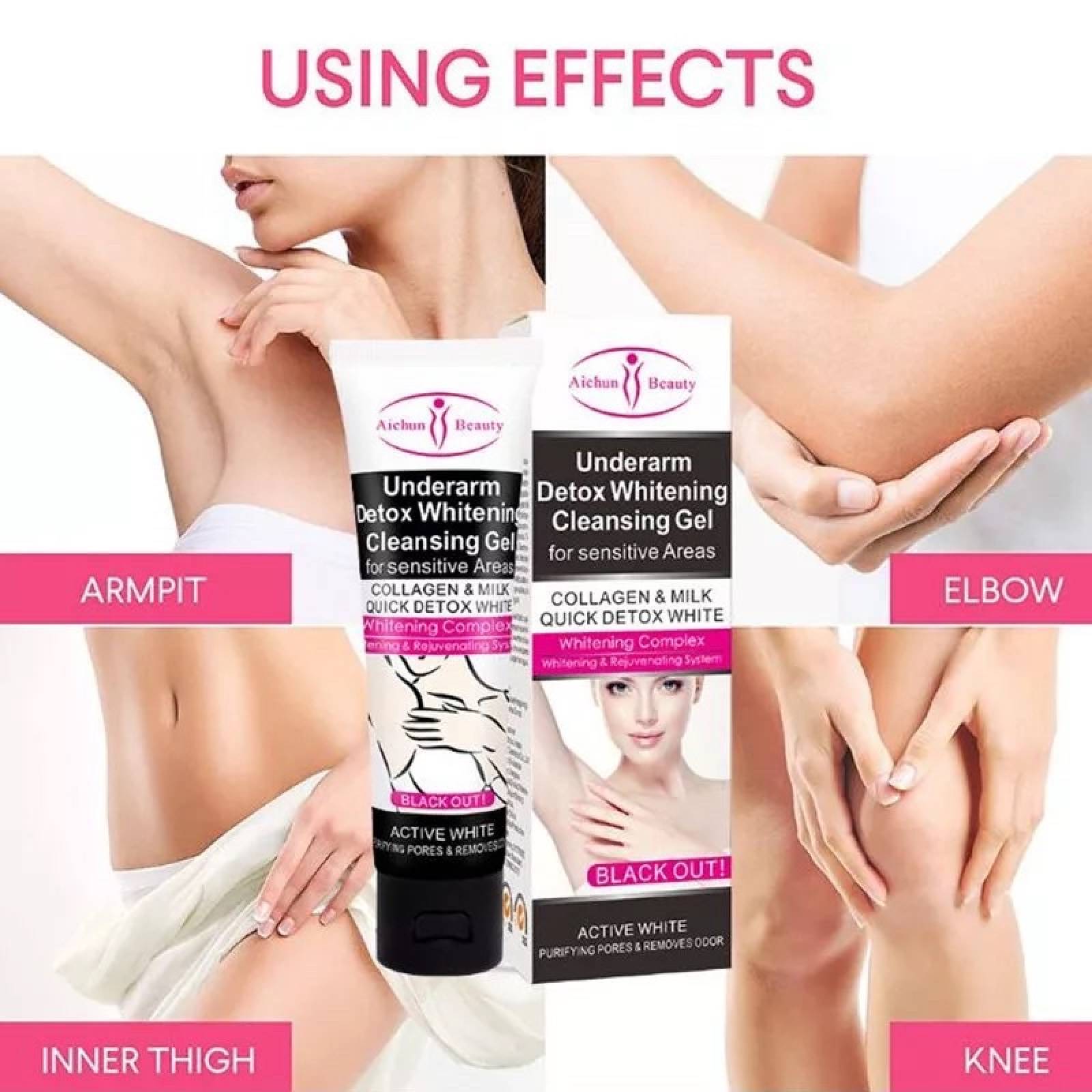 Aichun Beauty Gel de baño  Para Aclarar Axilas Codos