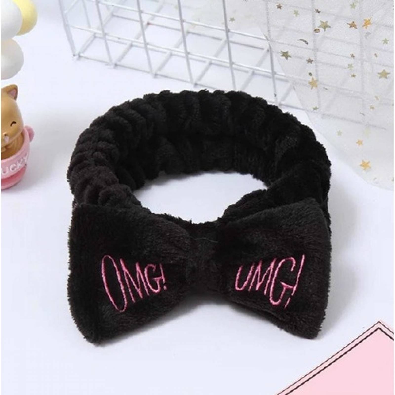 Banda Sujetadora De Cabello Suave Ancha OMG Rutina Skincare