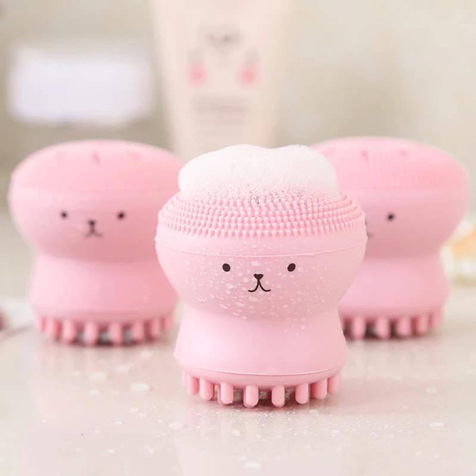 Cepillo Exfoliante Facial Silicona Cepillo Limpieza Facial