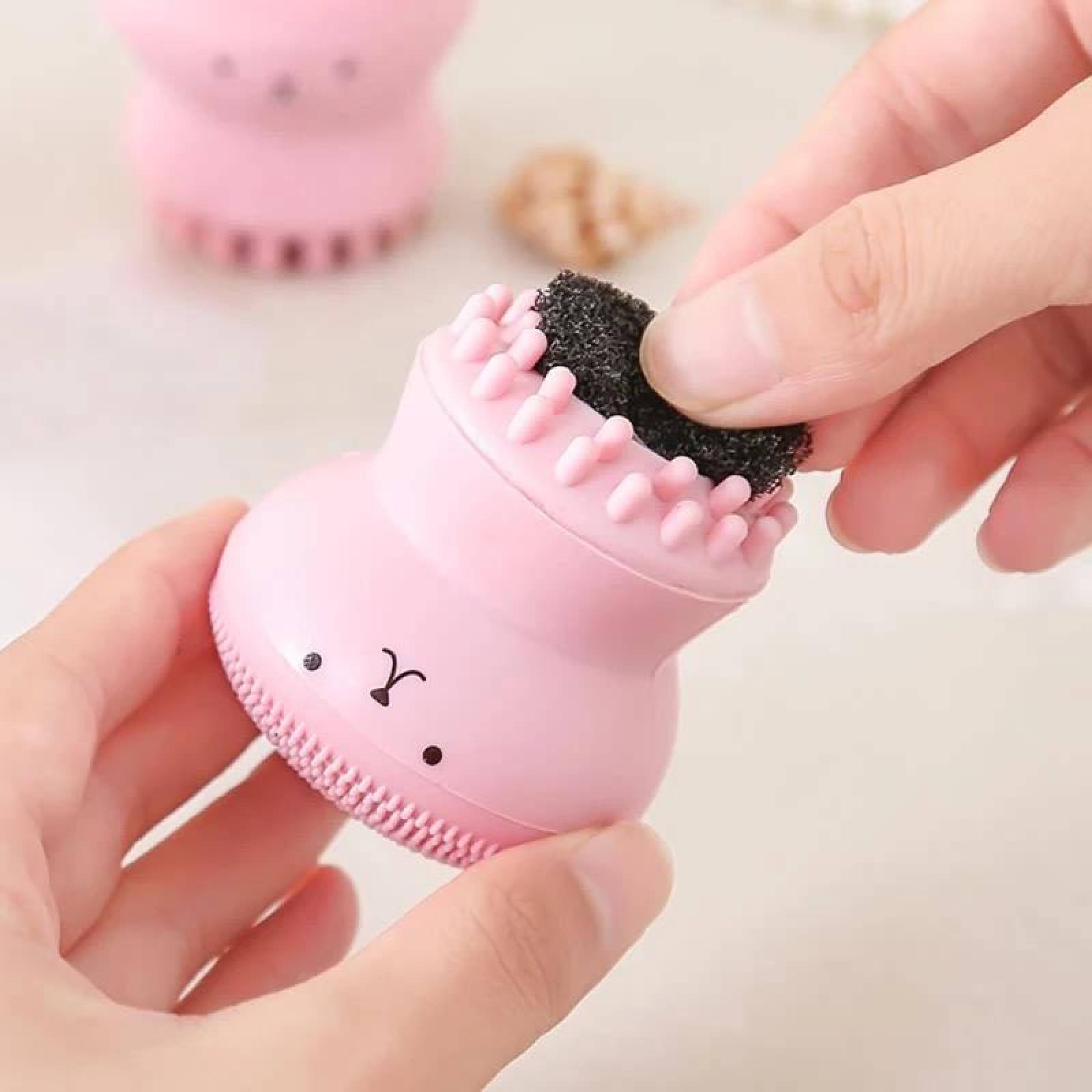 Cepillo Exfoliante Facial Silicona Cepillo Limpieza Facial