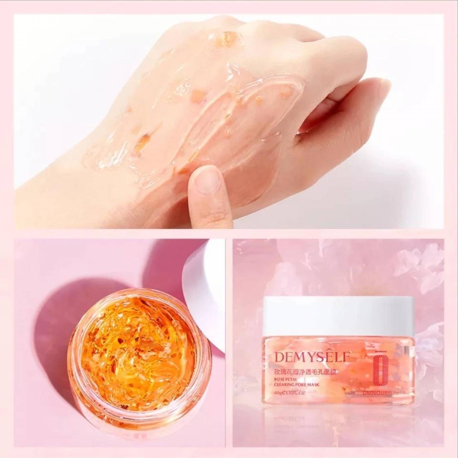 Mascarilla Con Petalos Rose Petal Mask Hidratante