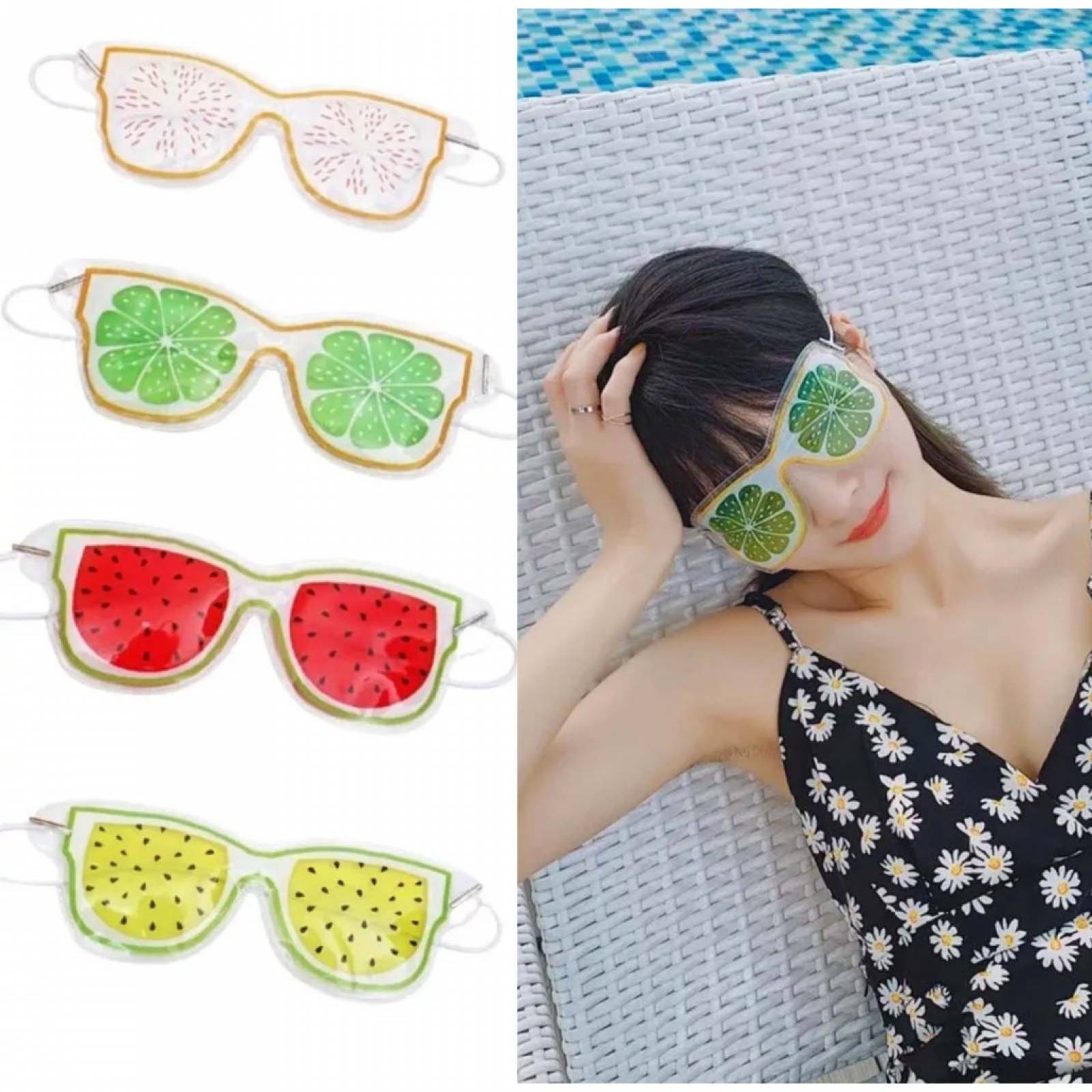 Antifaz De Gel Para Ojos Ojeras Contorno Ojos Fatiga Inchazón Parches