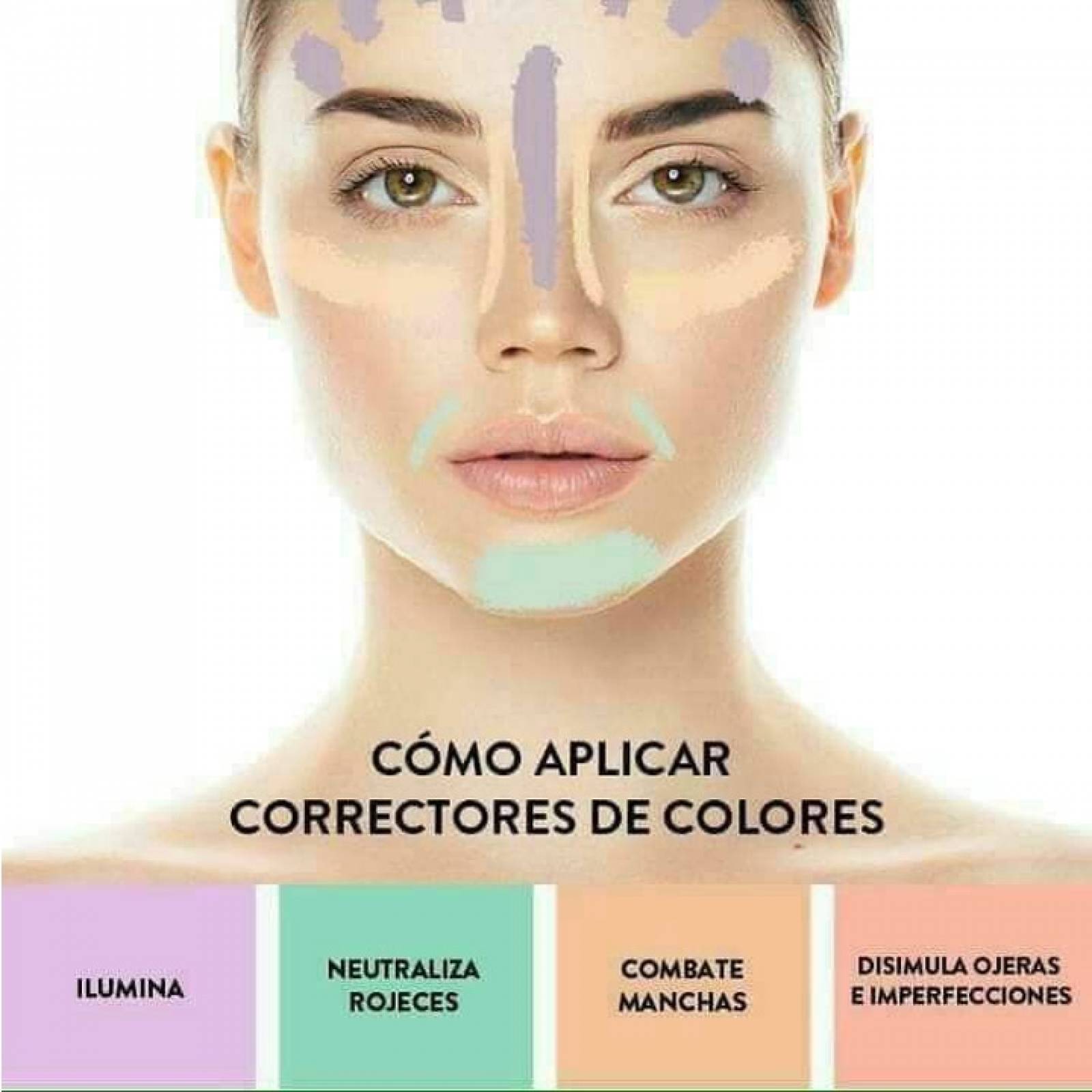 Paleta De 15 Correctores Maquillaje Alta Hidrantante