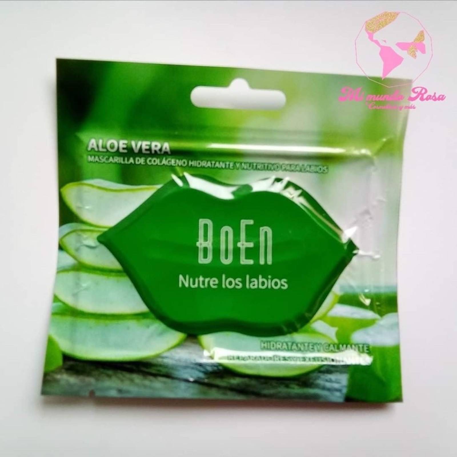 4 Mascarillas para Labios BOEN Aloe Vera Miel Melocotón Fresa