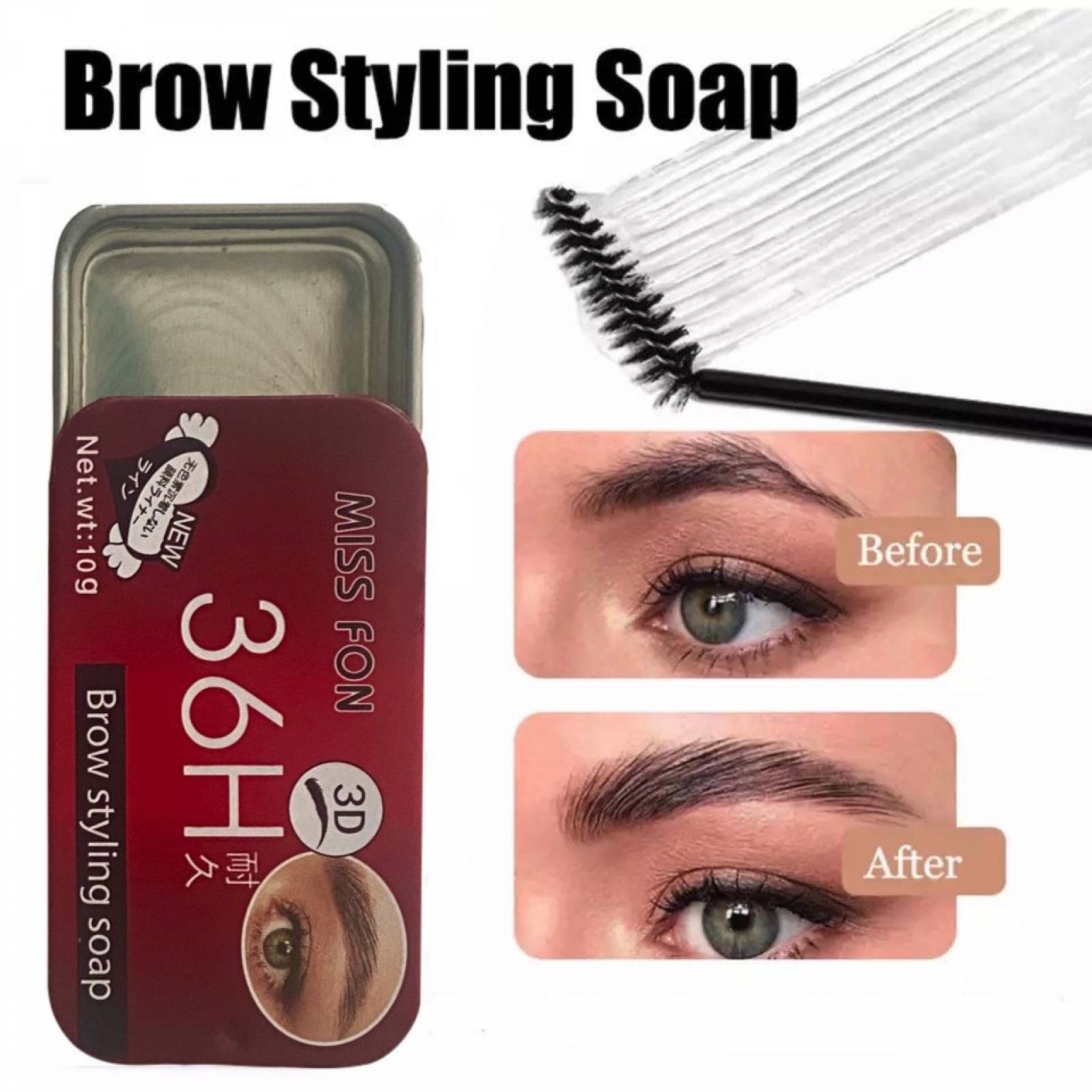 Jabón Cera Para Cejas Cejas Orgánicas Detalladas