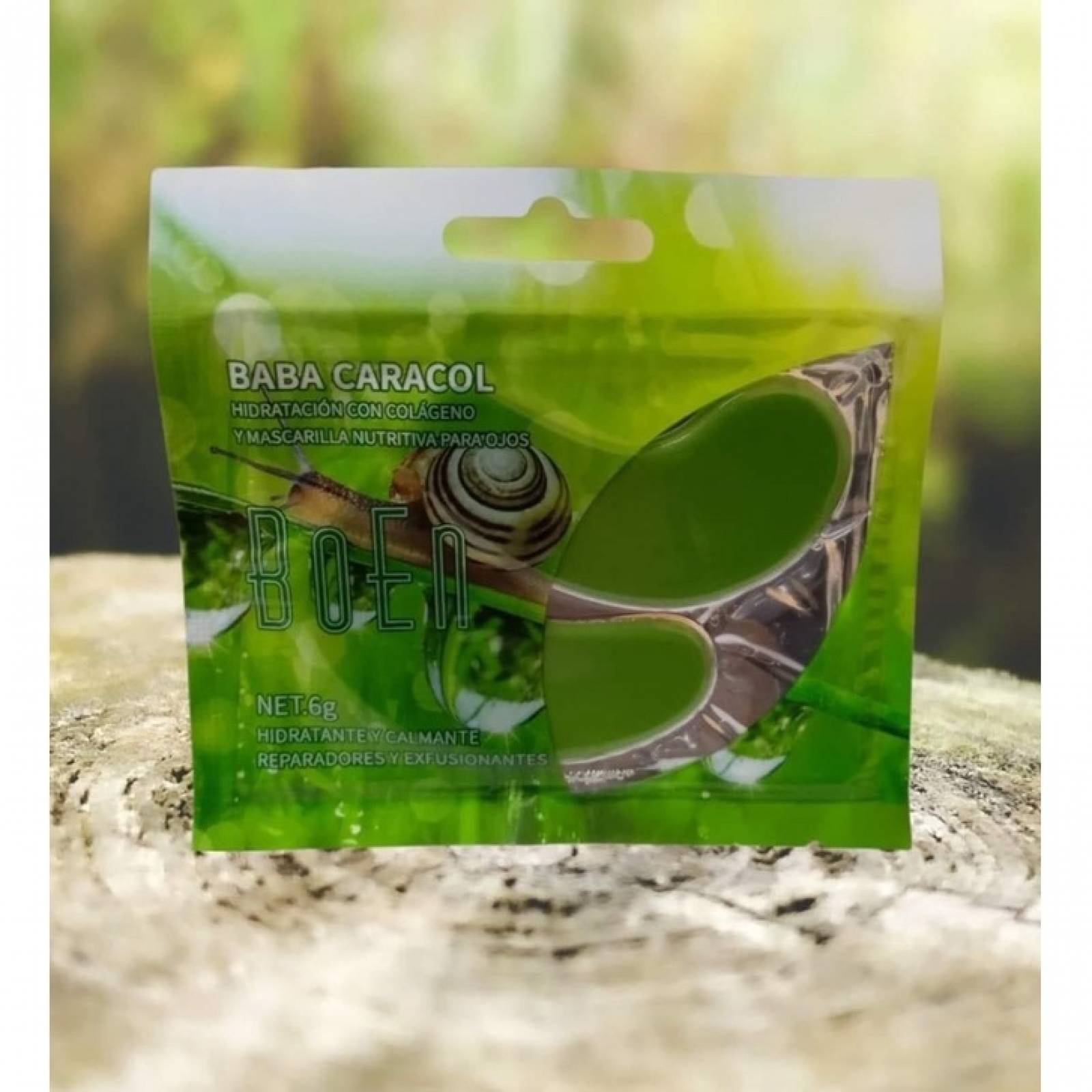 3 Parches para Ojos Anti Ojeras Aloe Vera Carbón Activado Granada