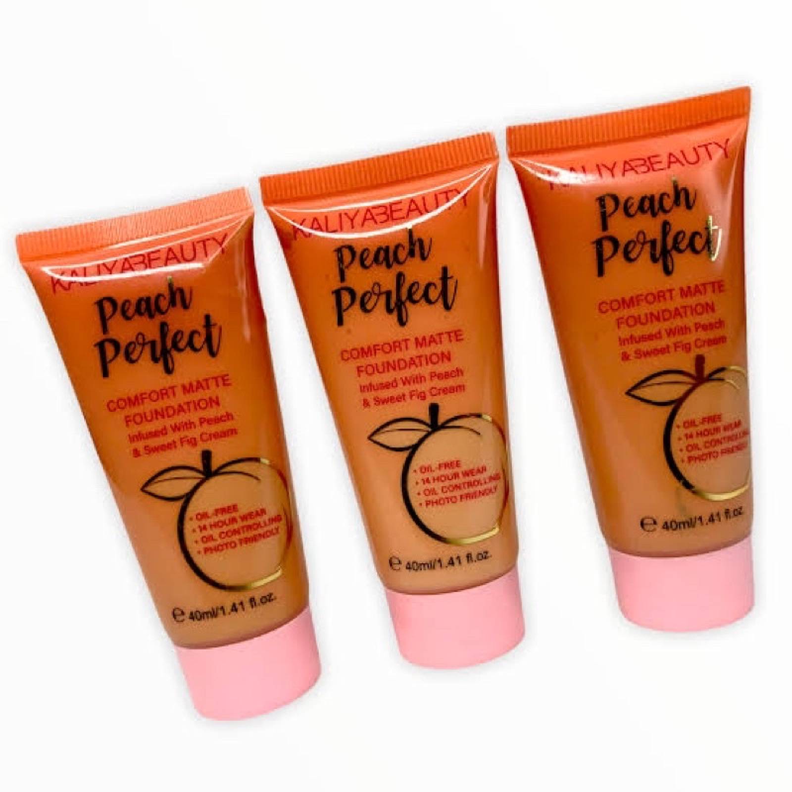 Base De Maquillaje Perfect Peach Cobertura Completa De Larga Duración Cream 1 Pieza