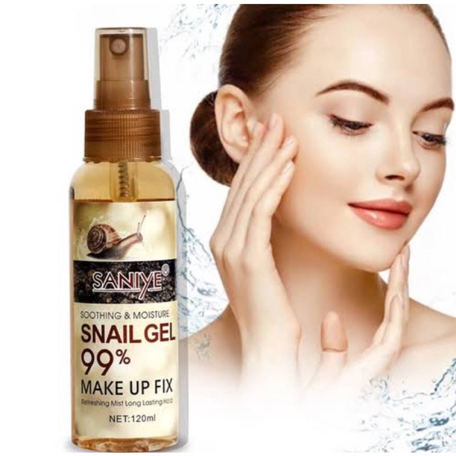 Fijador de Maquillaje en Spray con Baba Caracol Hidratante