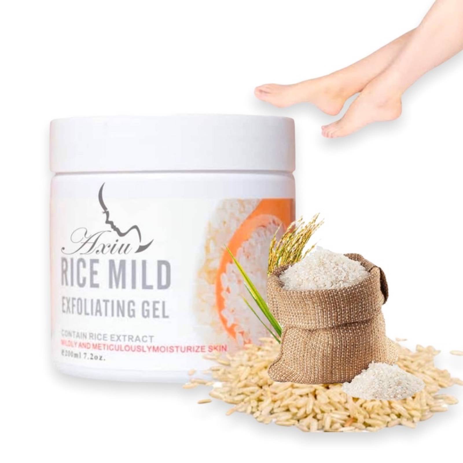 Exfoliante de Arroz  Hidratante Aclarante