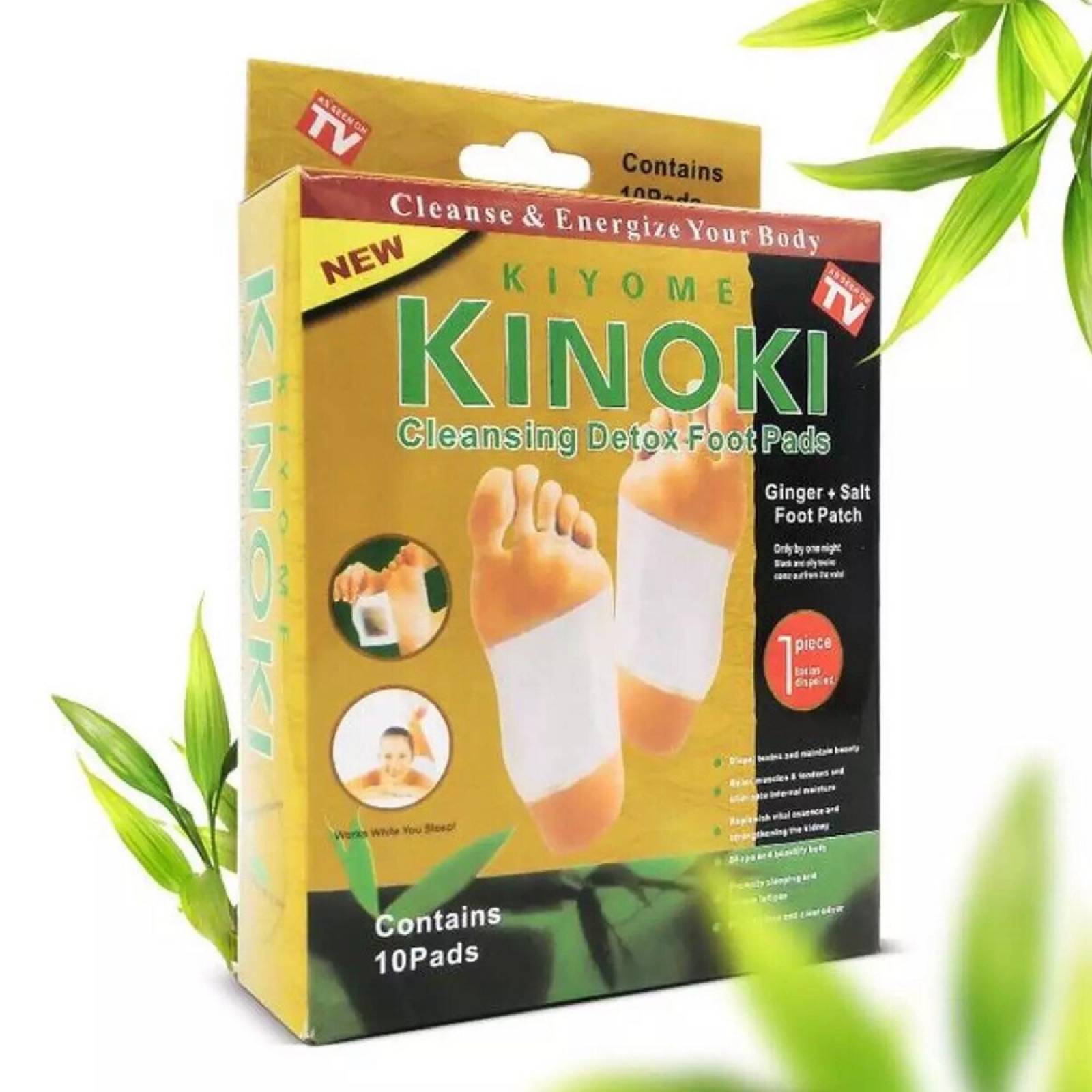 100 Parches Kinoki Dorados Para Pies Desintoxicantes Kinoki.