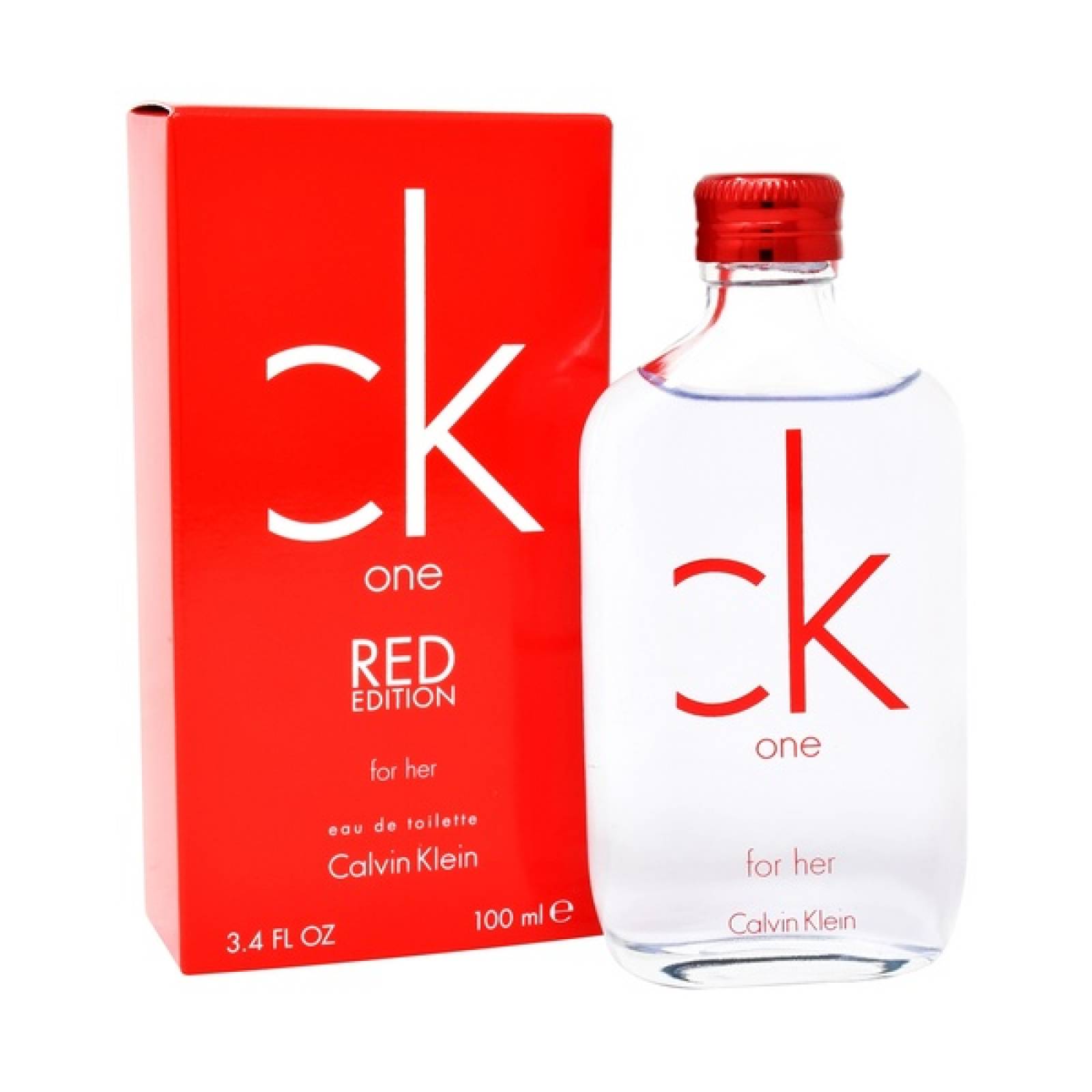 CK ONE RED FOR HER 100 ML EDT SPRAY