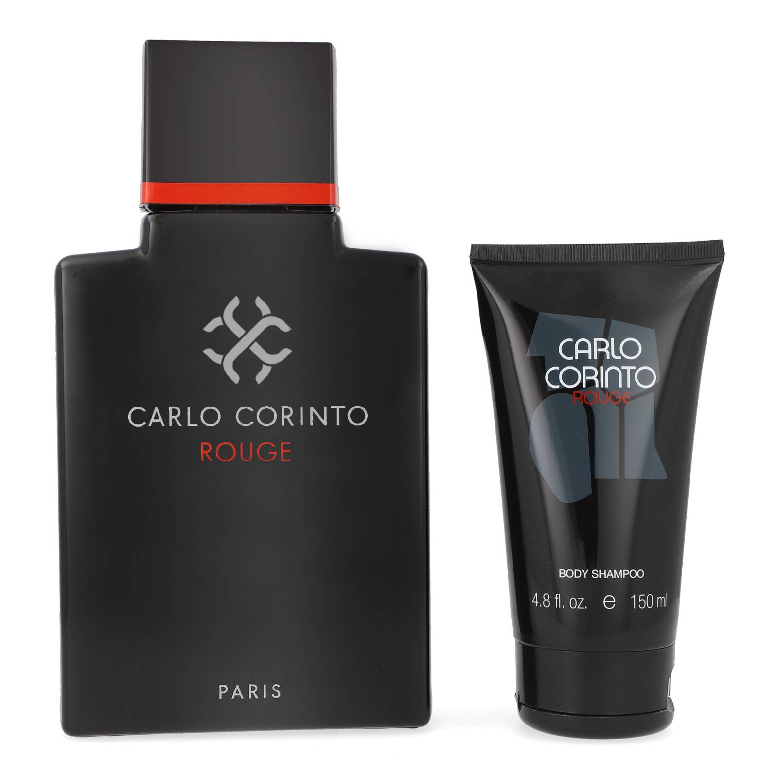 Set Carlo Corinto Rouge 2Pzs 400Ml Edt Spray/ Shower Gel 150Ml