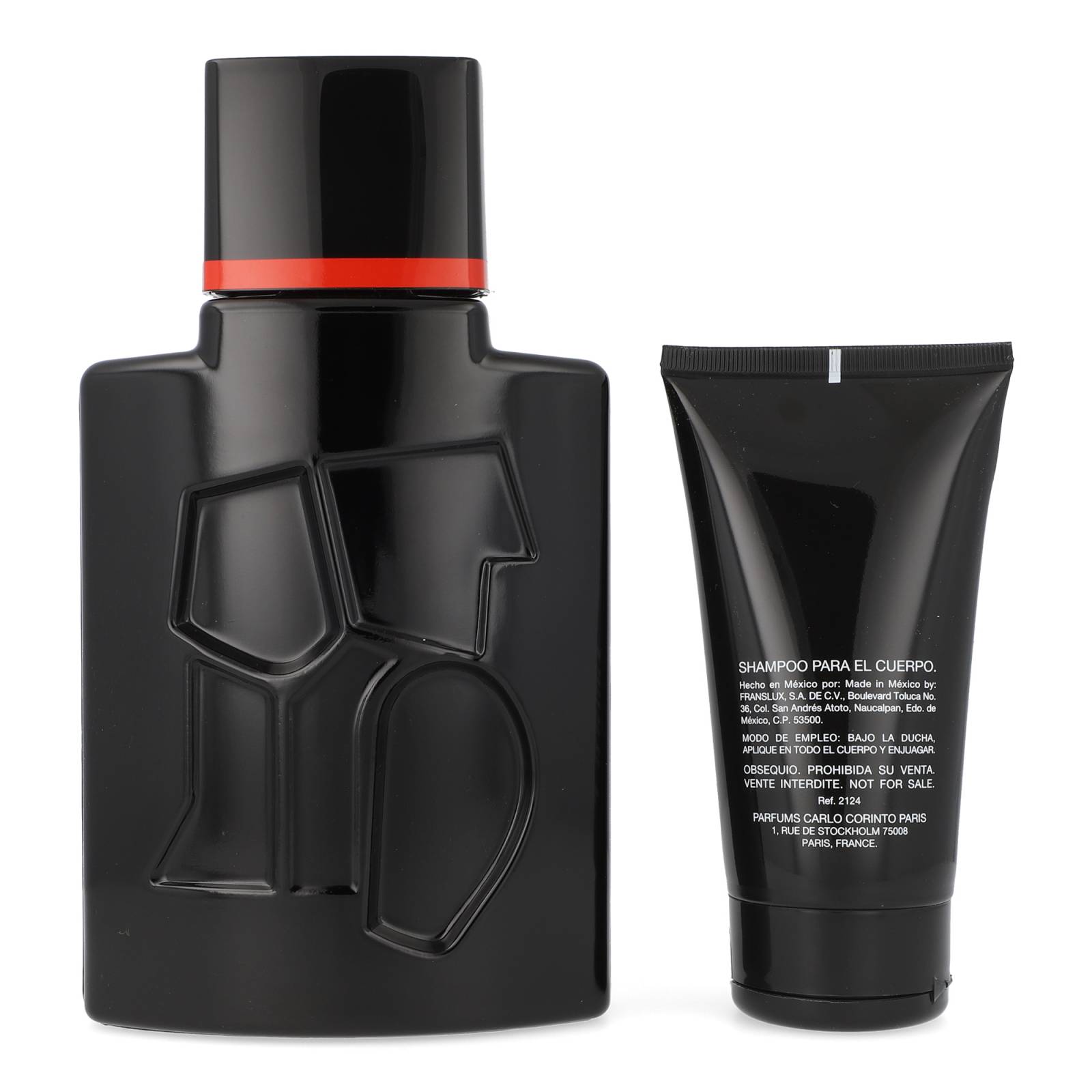 Set Carlo Corinto Rouge 2Pzs 400Ml Edt Spray/ Shower Gel 150Ml