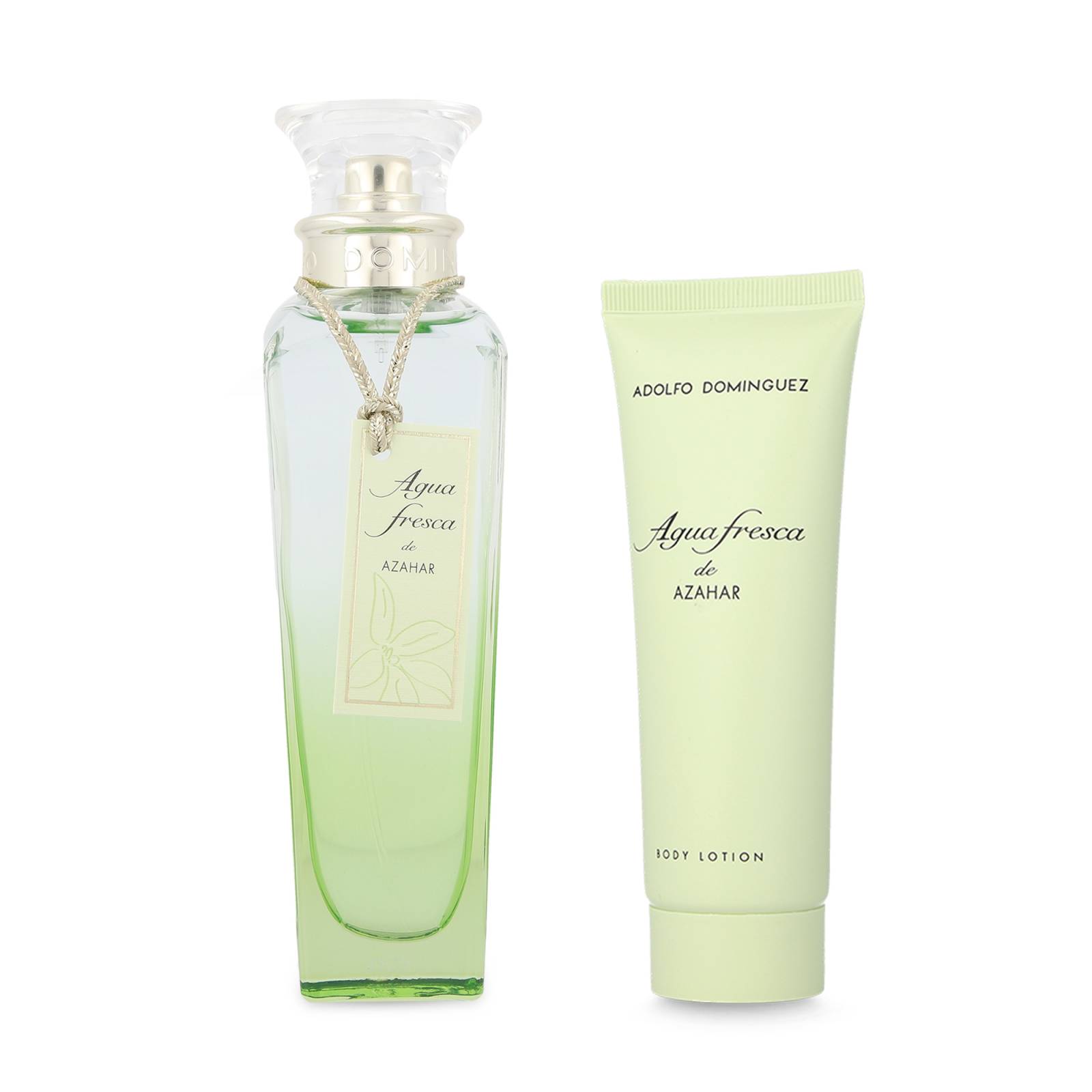 Set Adolfo Dominguez Agua Fresca De Azahar 2Pzs 120Ml Edt Spray/ Body Lotion 75Ml