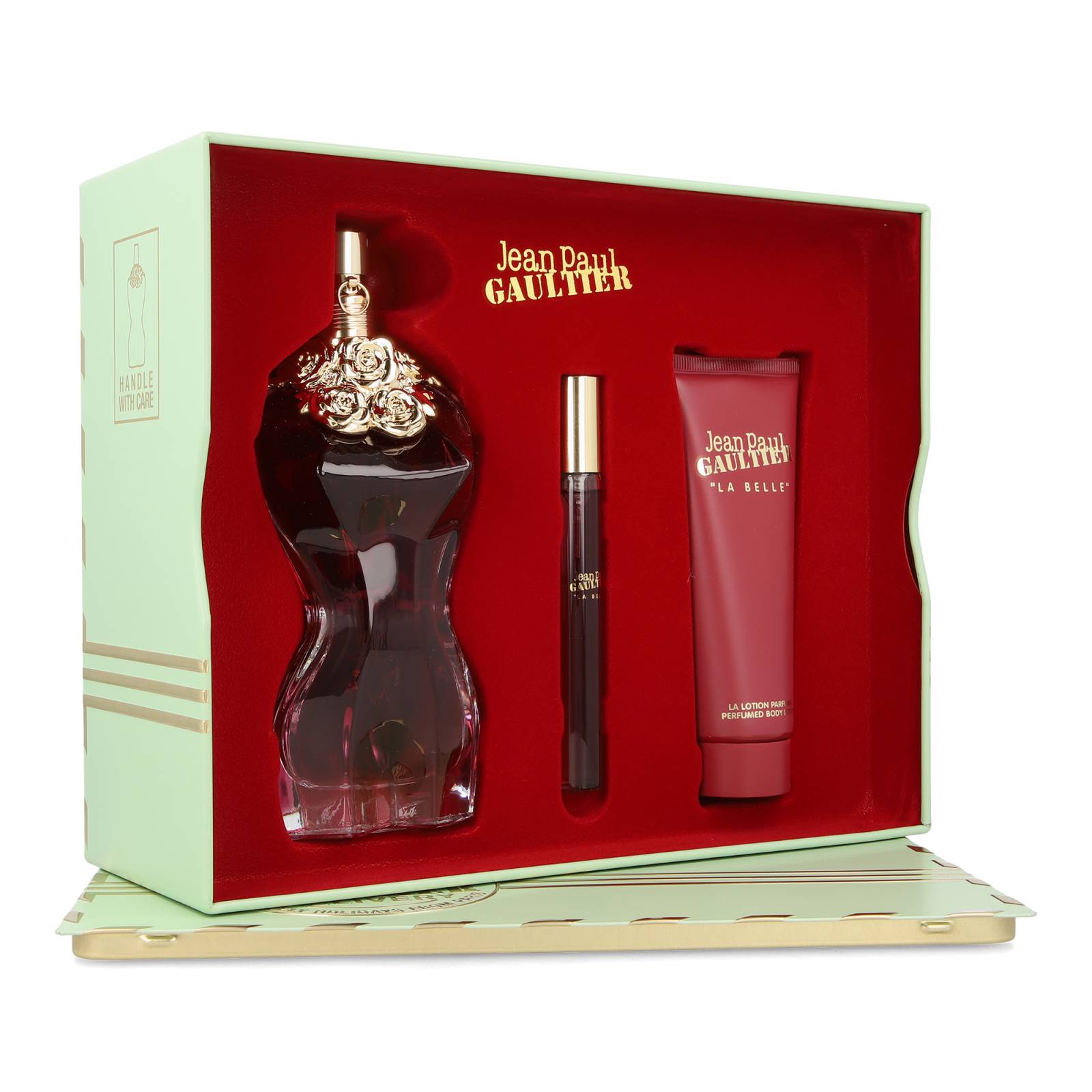 Set Jean Paul Gaultier La Belle 3Pzs 100Ml Edp Spray/ Body Lotion 75Ml/ 10Ml Edp Spray