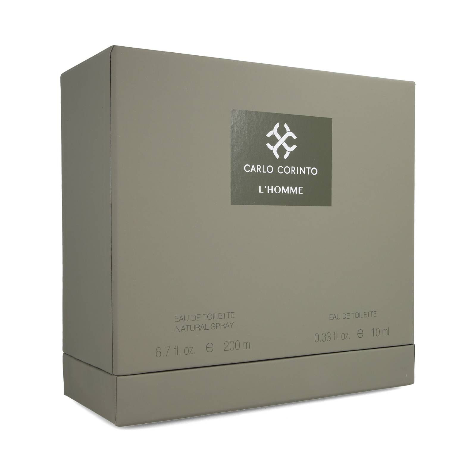 Set Carlo Corinto L´Homme 2Pzs 200Ml Edt Spray / 10Ml Edt