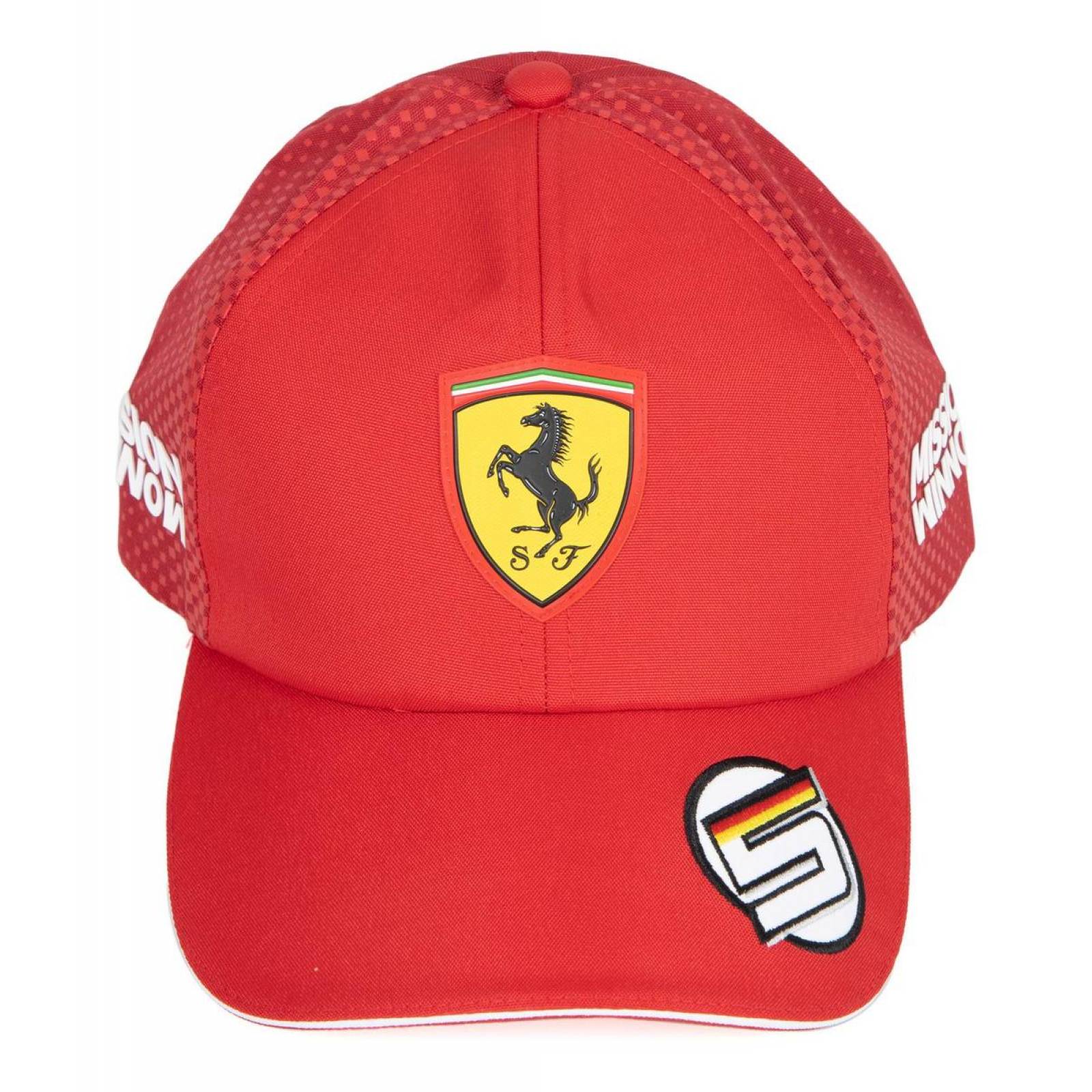 Gorra Scuderia Ferrari Sebastian Vettel Roja F1 2020 