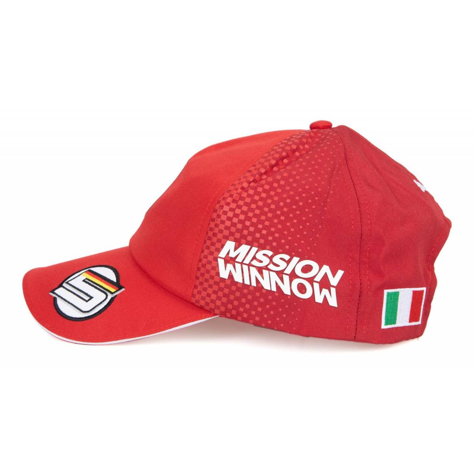 Gorra Scuderia Ferrari Sebastian Vettel Roja F1 2020 