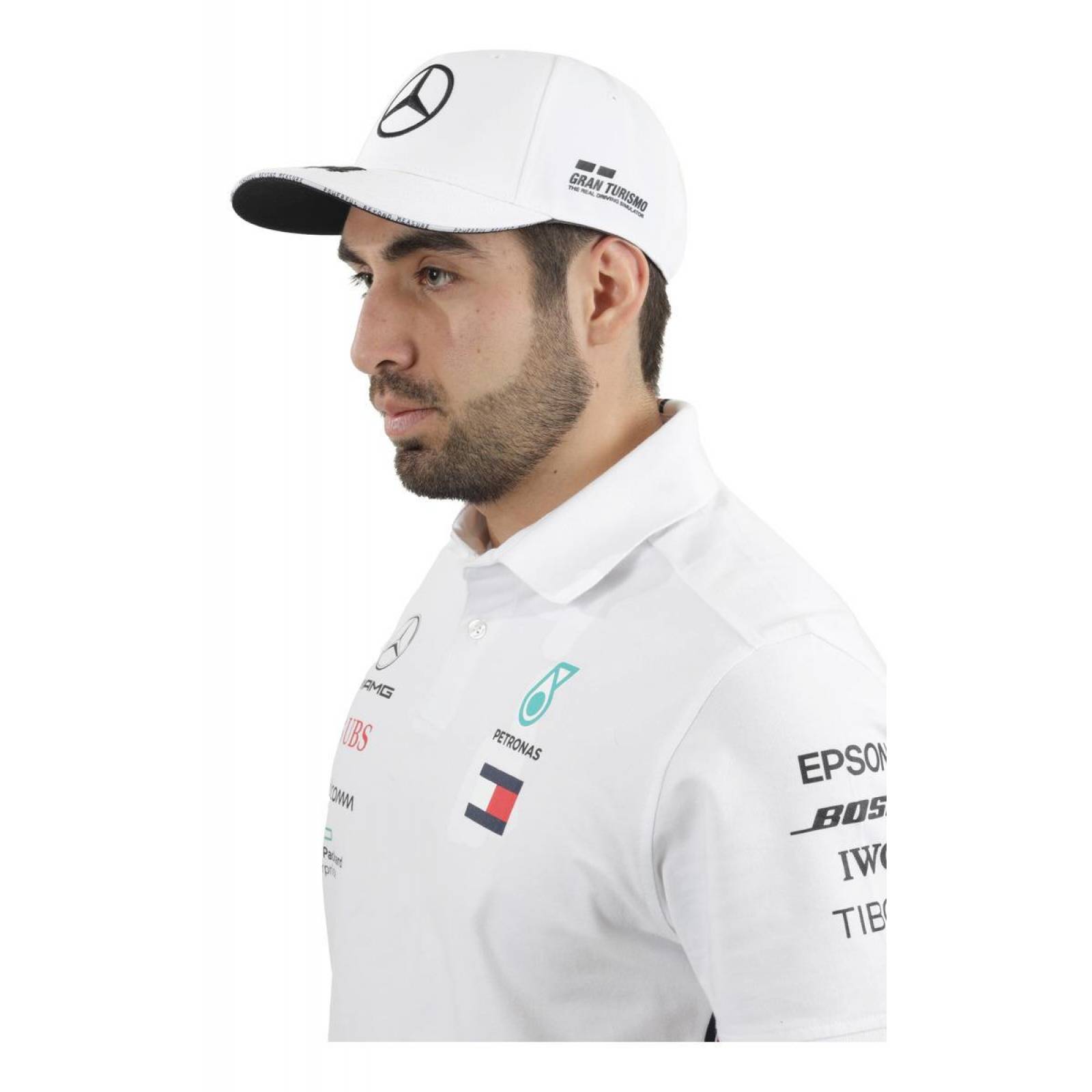 Gorra Lewis Hamilton Mercedes-amg Petronas Blanca F1 2020 