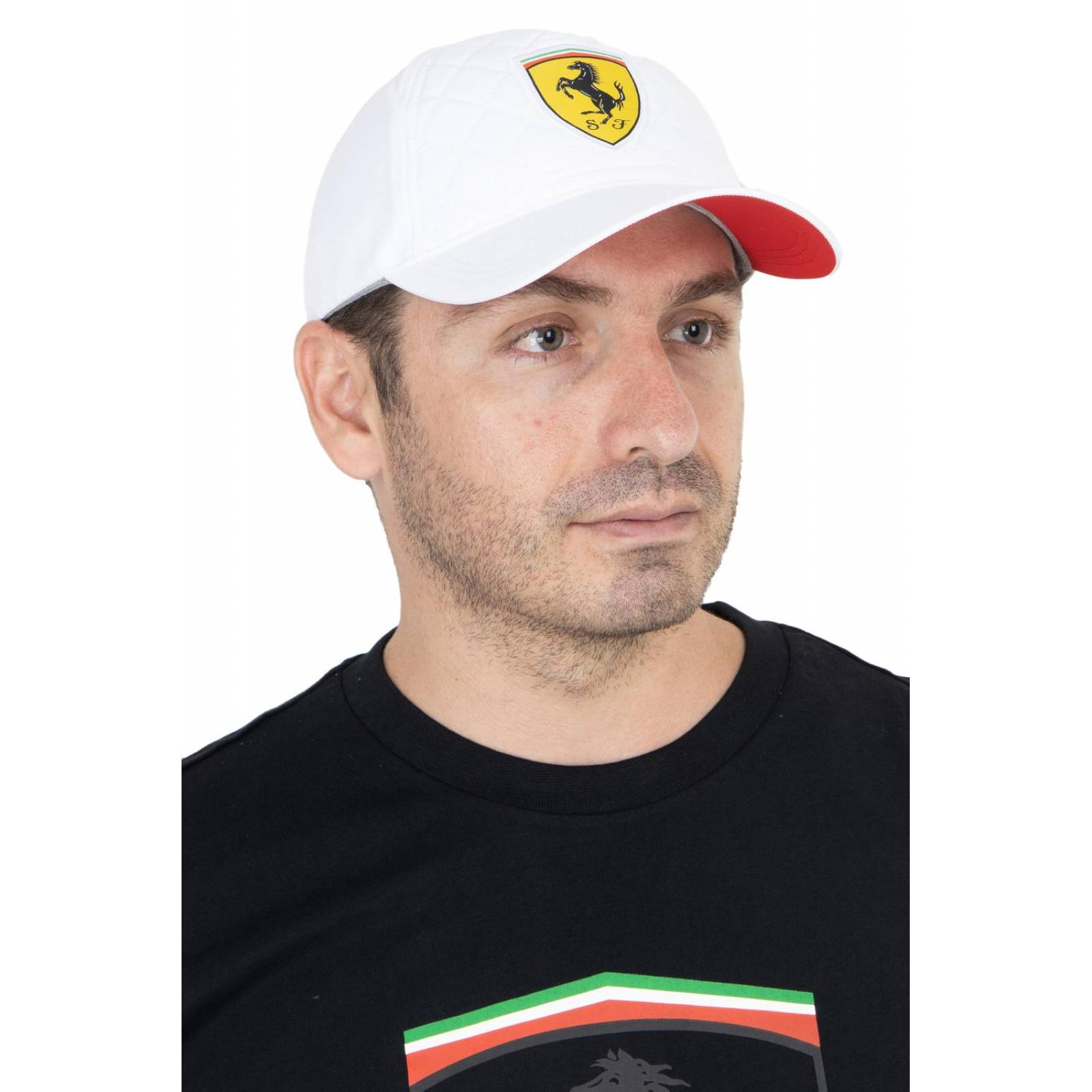 GORRA QUILT SCUDERIA FERRARI BLANCA 