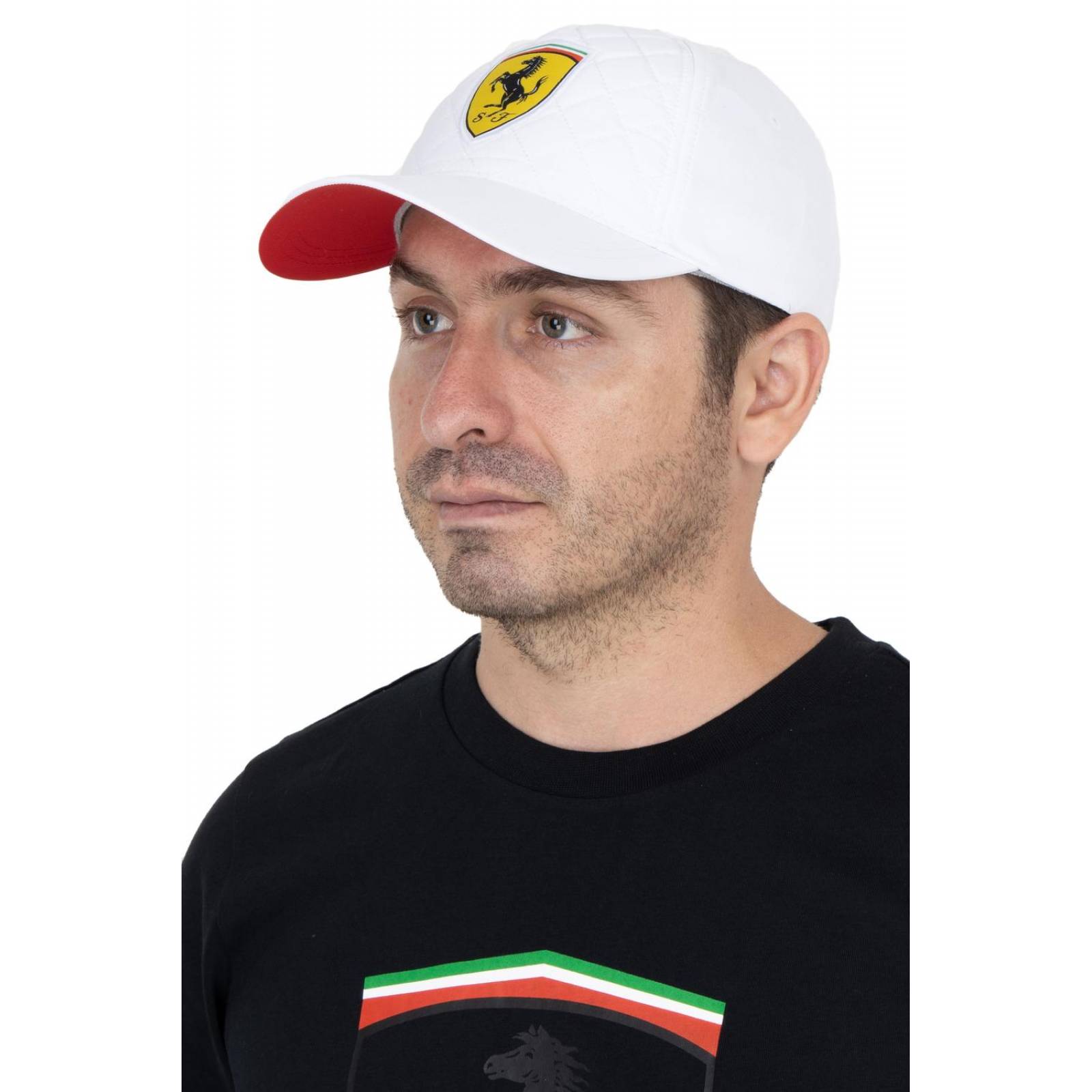 GORRA QUILT SCUDERIA FERRARI BLANCA 