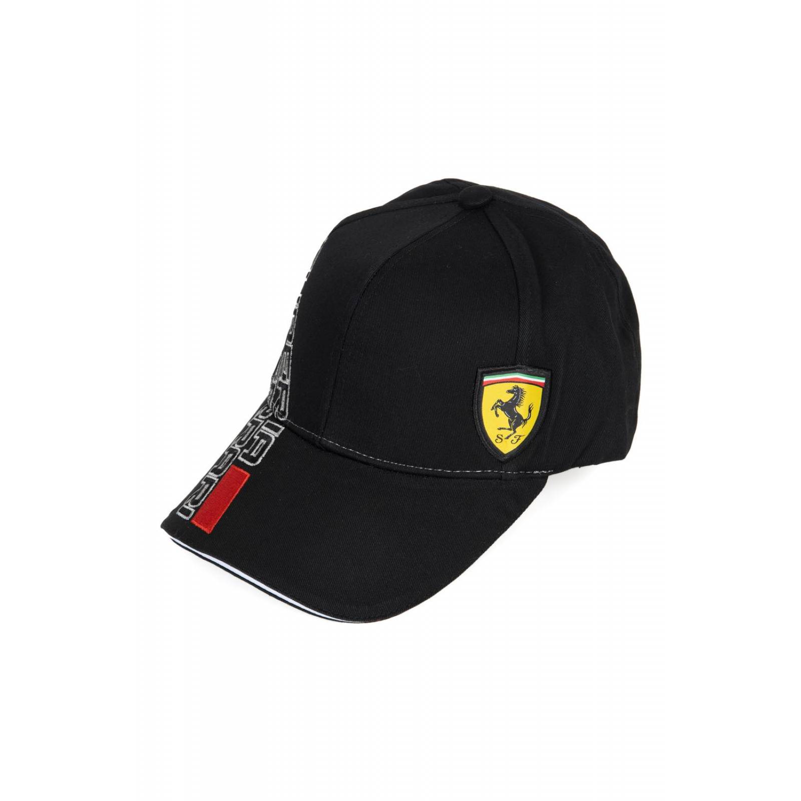 GORRA FAN SCUDERIA FERRARI NEGRA 