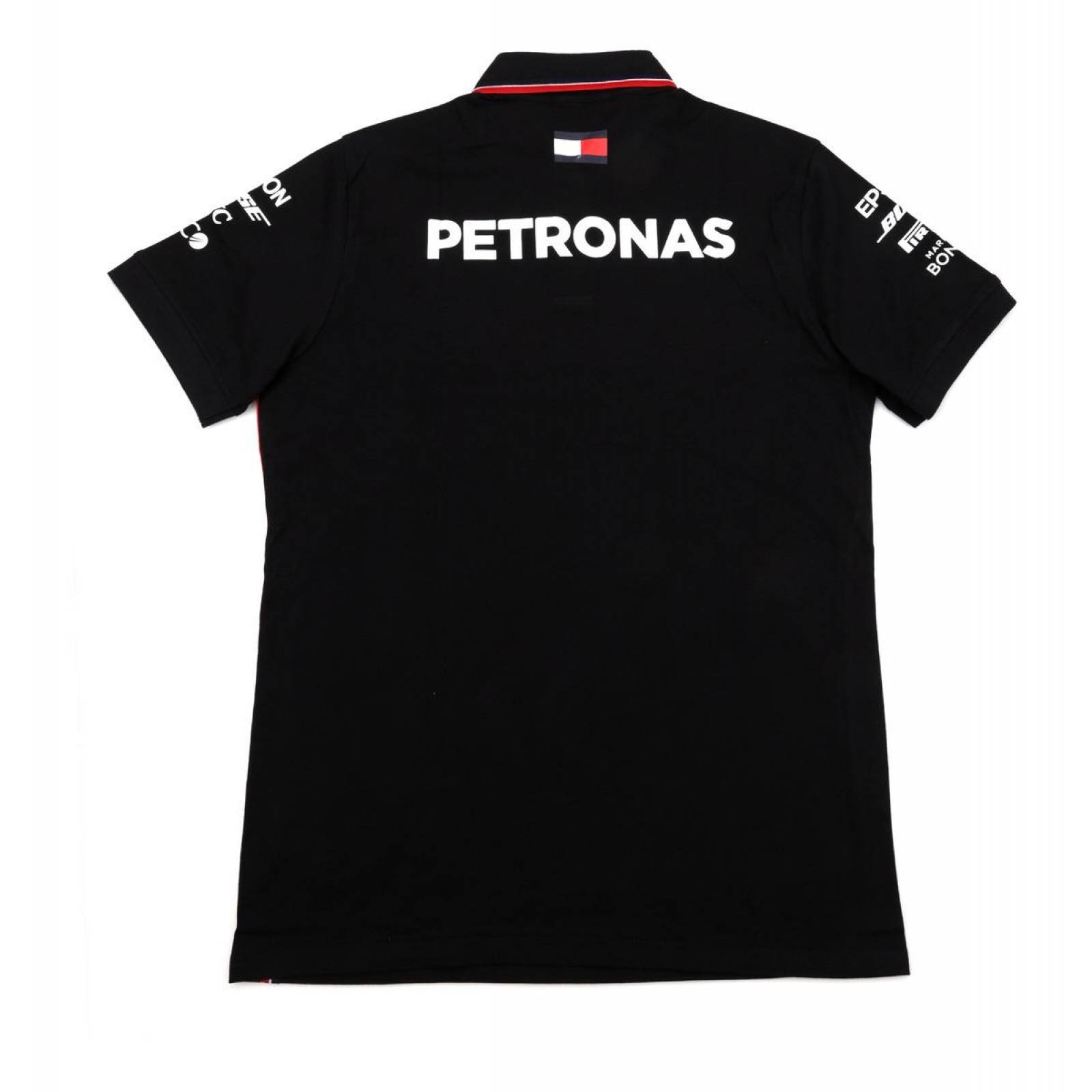 Playera Polo Mercedes- Amg Petronas Caballero Negra F1 2020 