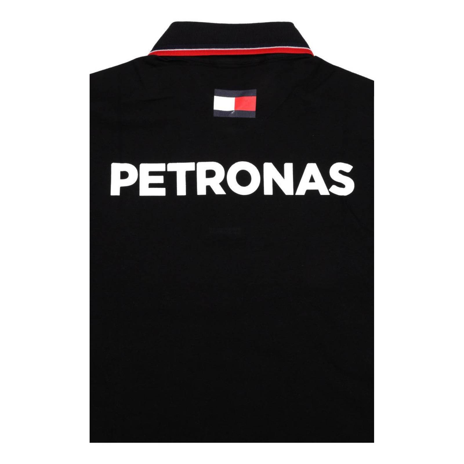 Playera Polo Mercedes- Amg Petronas Caballero Negra F1 2020 