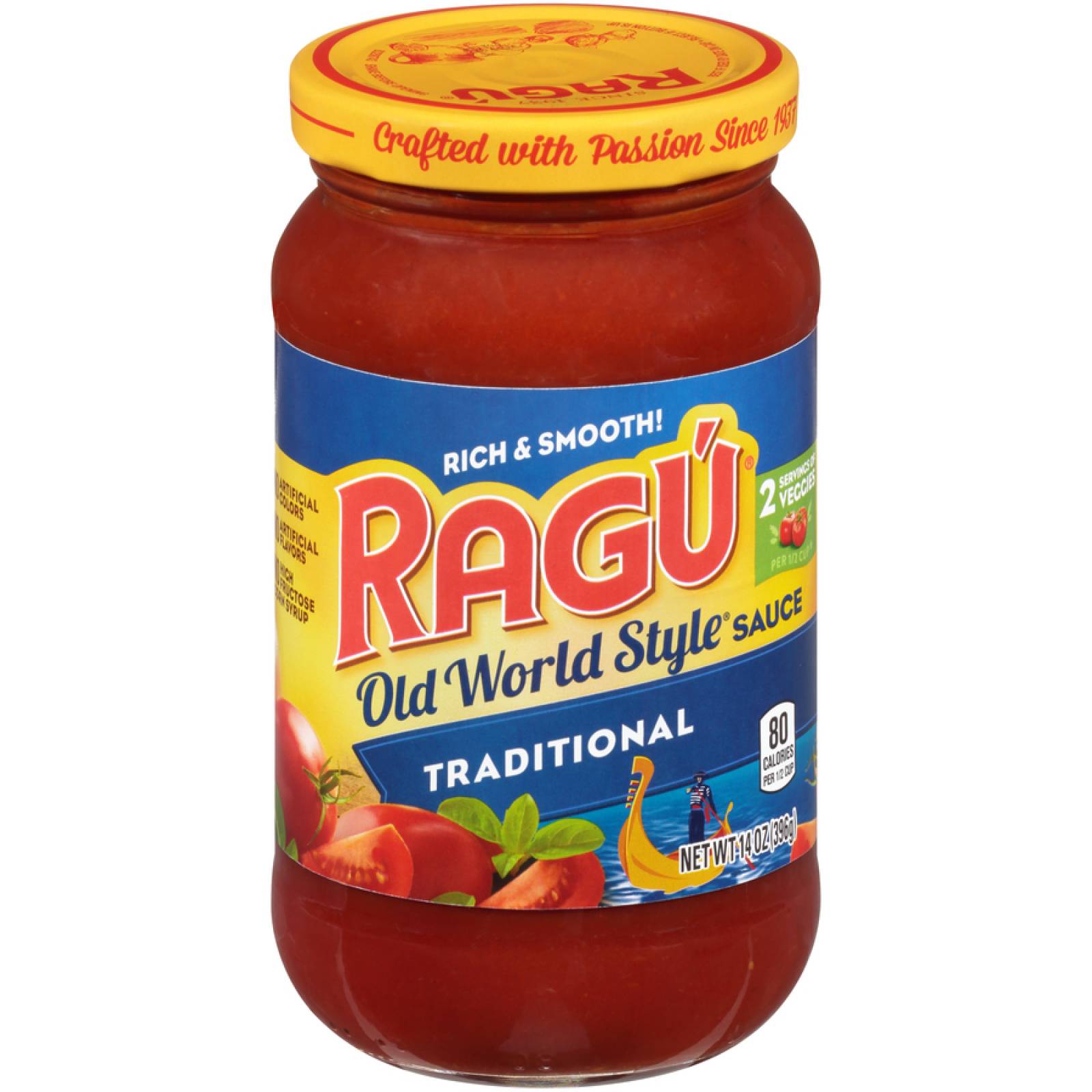 Salsa Ragu para Pasta Tradicional Caj con 12 pzas de 396 gr