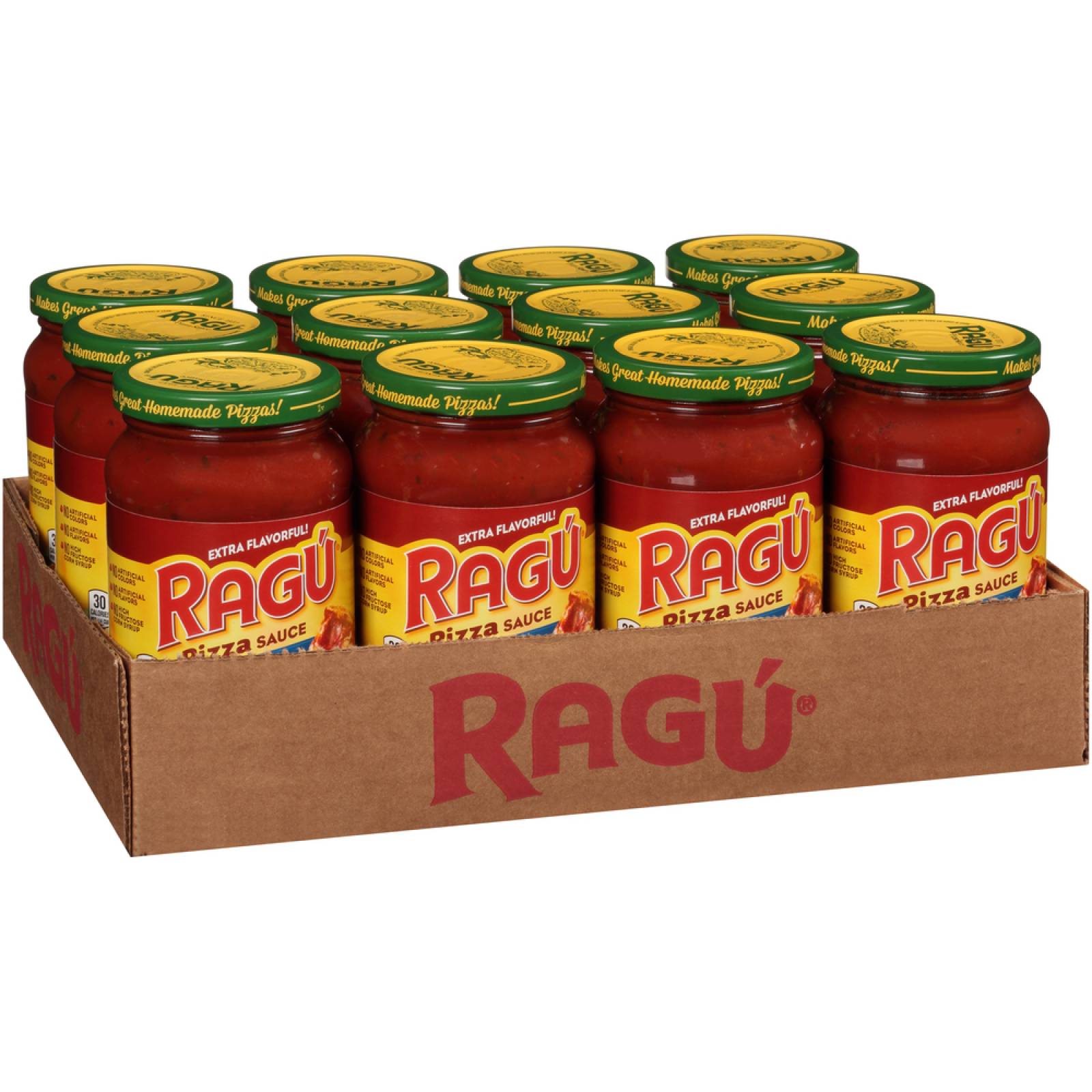 Salsa Ragu para Pizza Caj con 12 pzas de 396 gr