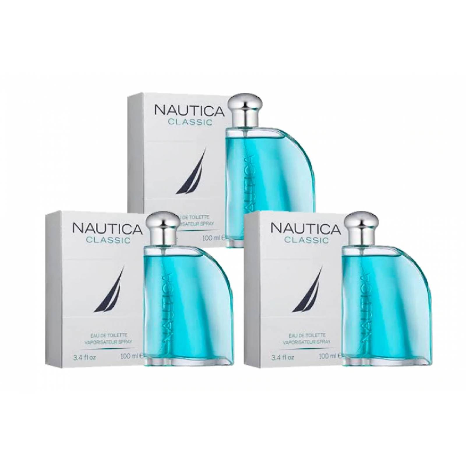 Paquete 3X1 Nautica Classic Para Hombre de Nautica edt 100 ml