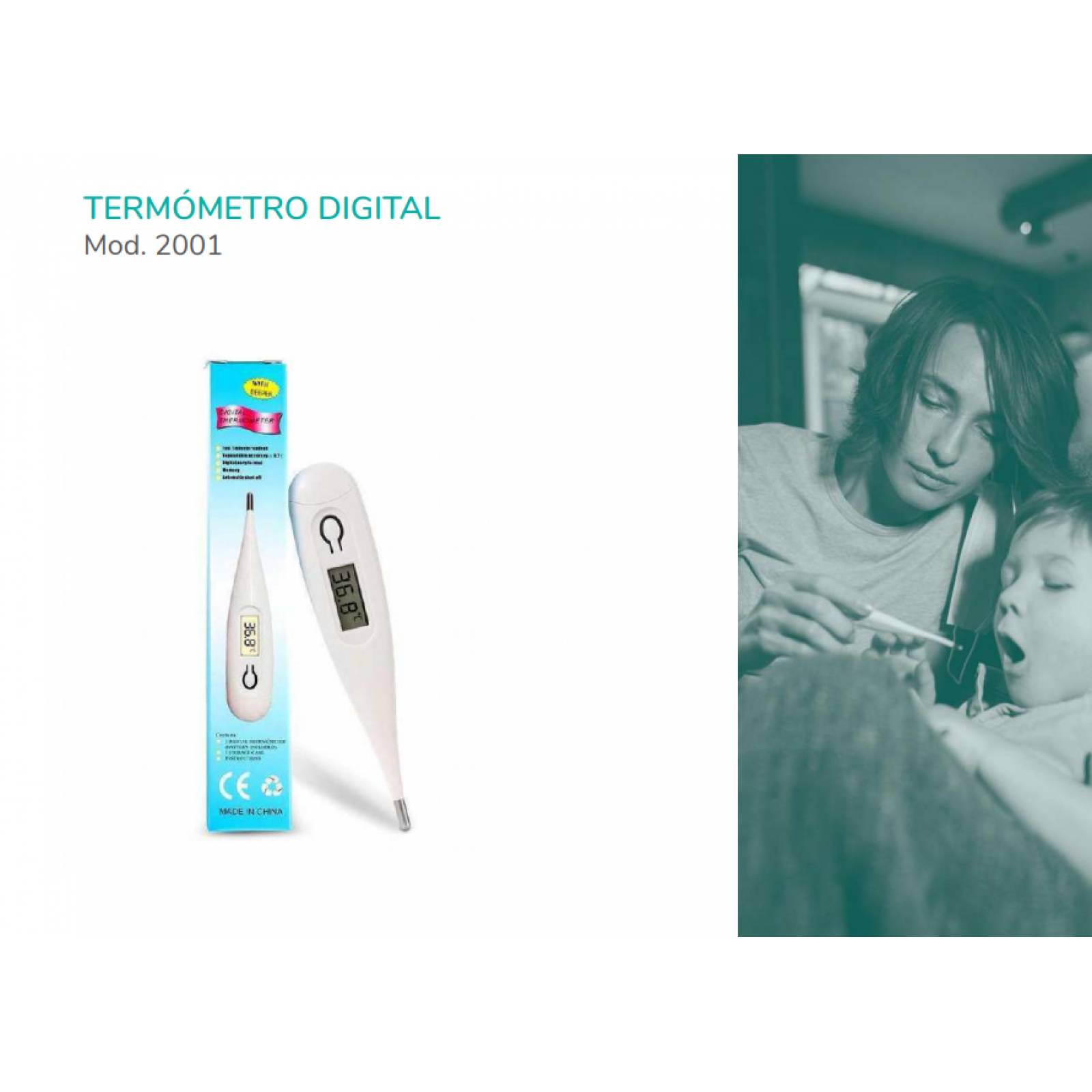 Termometro Digital Medidor De Temperatura Corporal