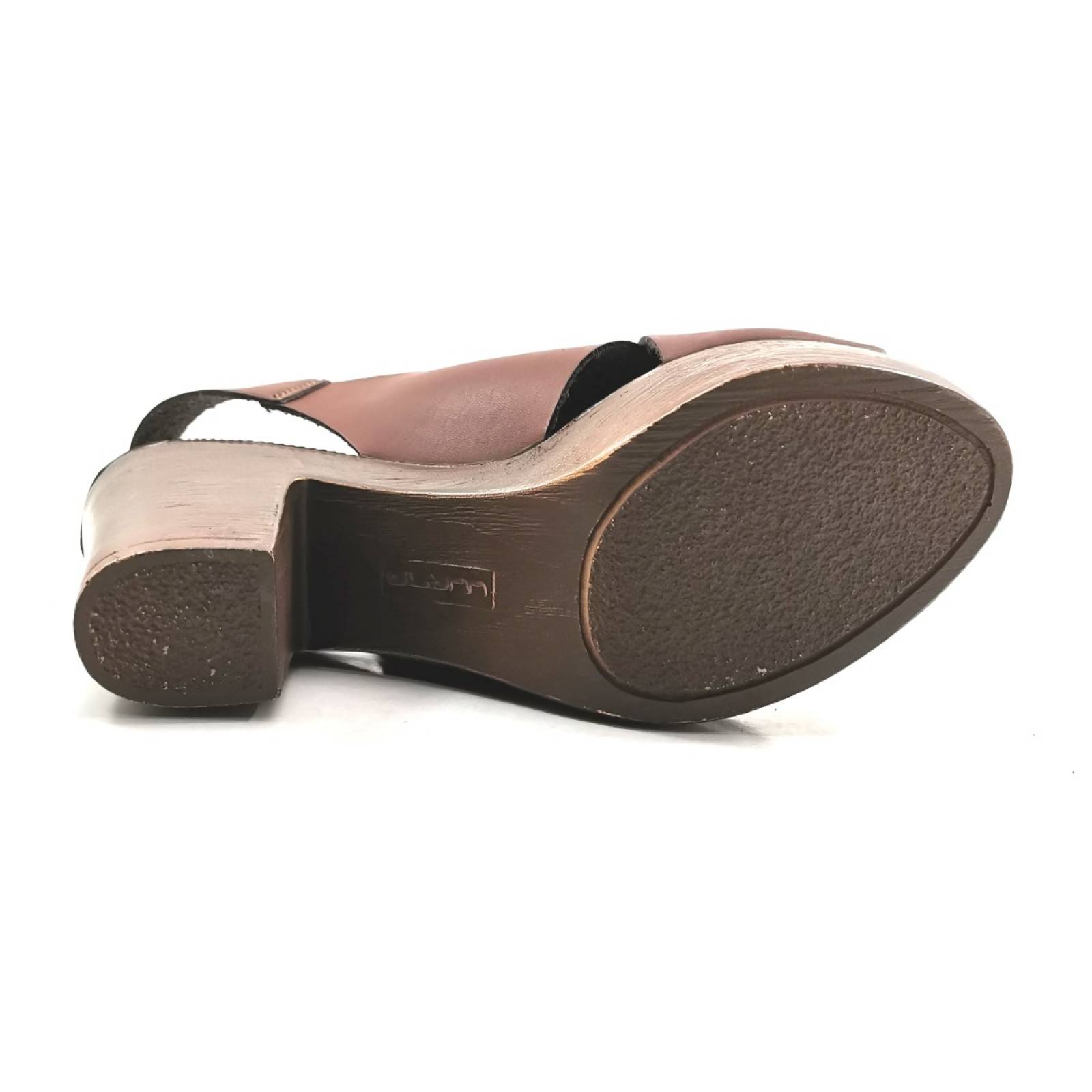 Sandalia  tacon calzado dama tan glynn 6116