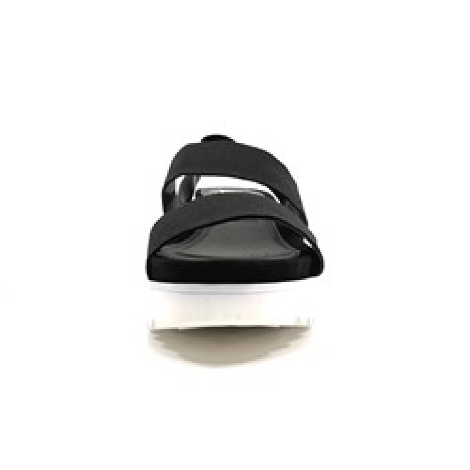 Sandalia  plataforma calzado dama negro elastico efe 296003