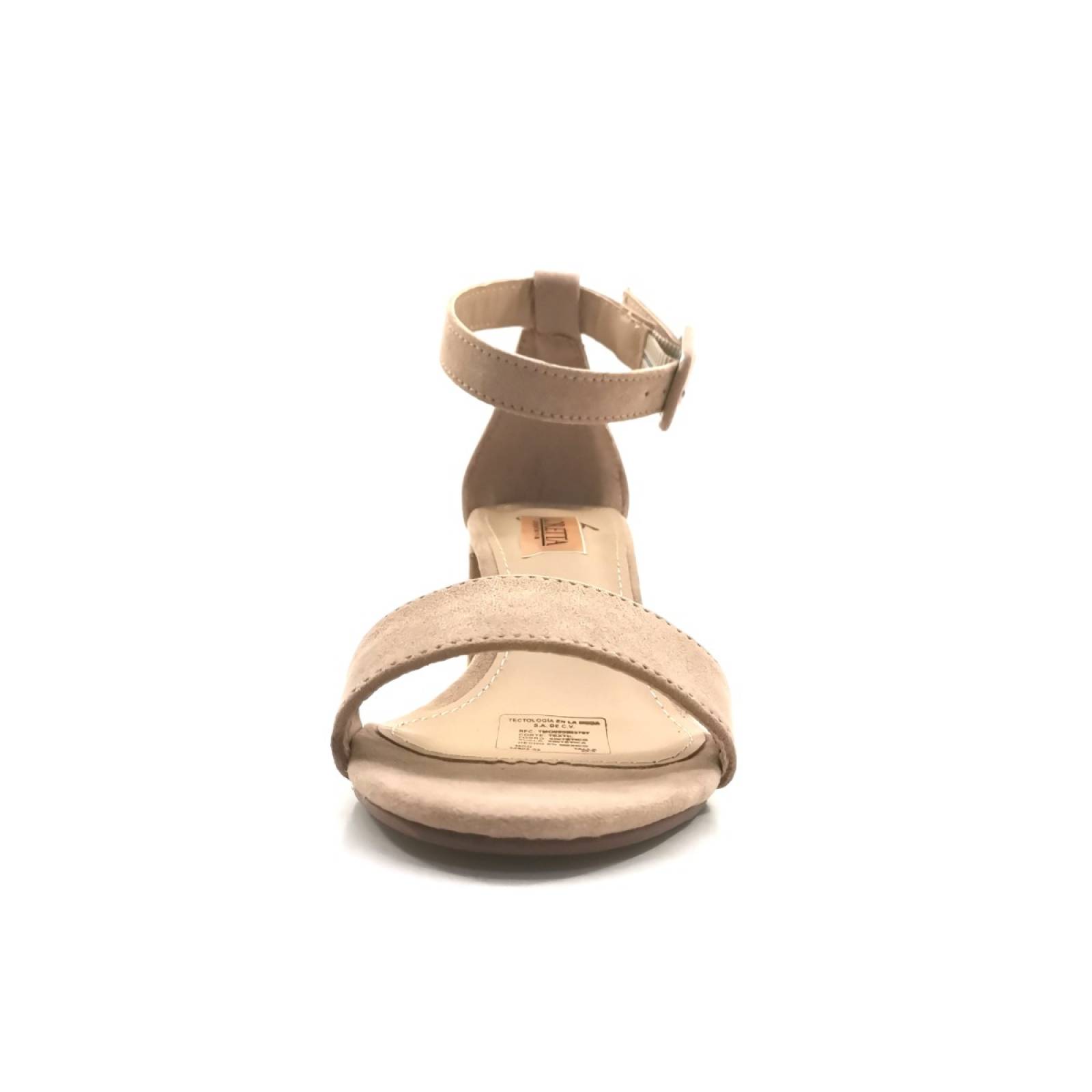 Sandalia  tacon calzado dama durazno maquillaje gosh 2280202