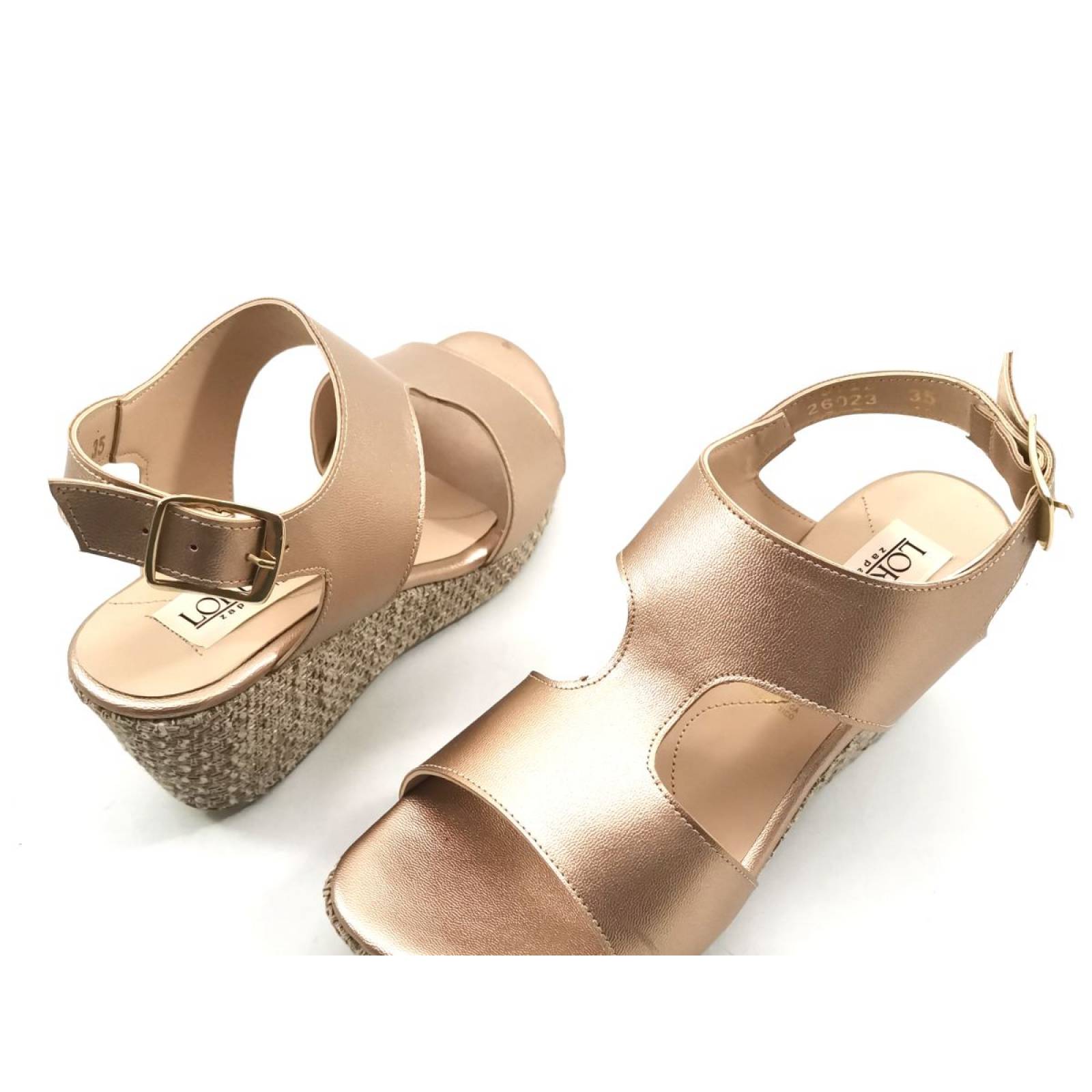 SANDALIA C/ PLATAFORMA CALZADO DAMA PEREZLETE SINT