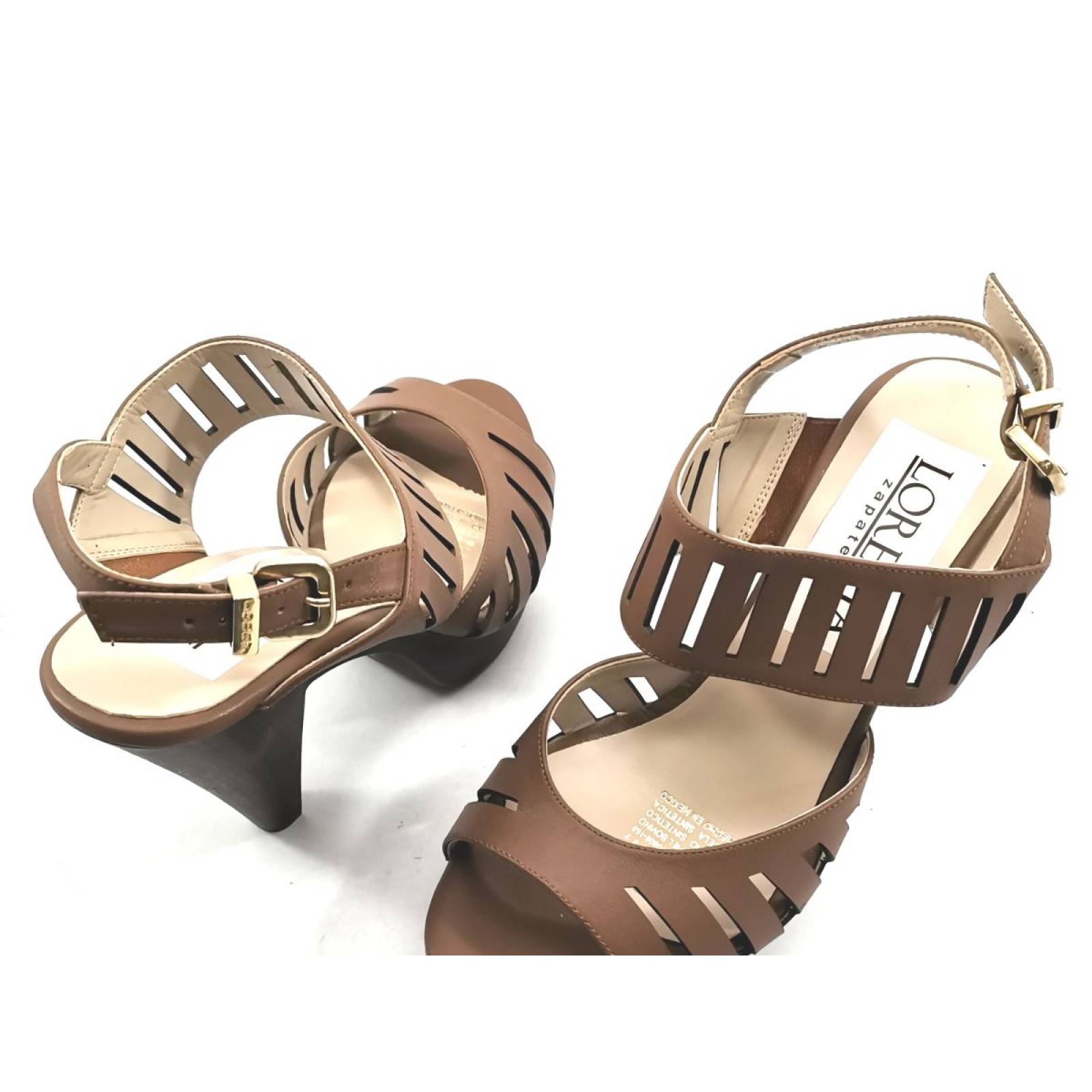 SANDALIA C/ TACON CALZADO DAMA RONAY BOVINO PIEL 6