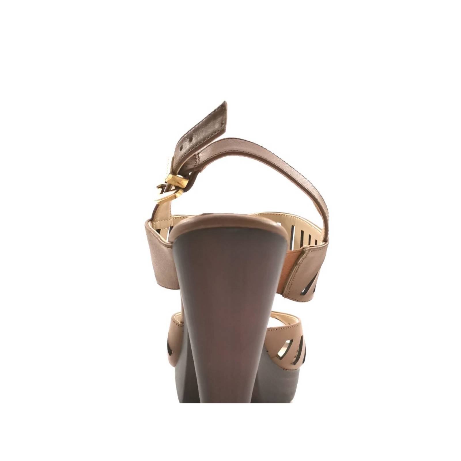 SANDALIA C/ TACON CALZADO DAMA RONAY BOVINO PIEL 6