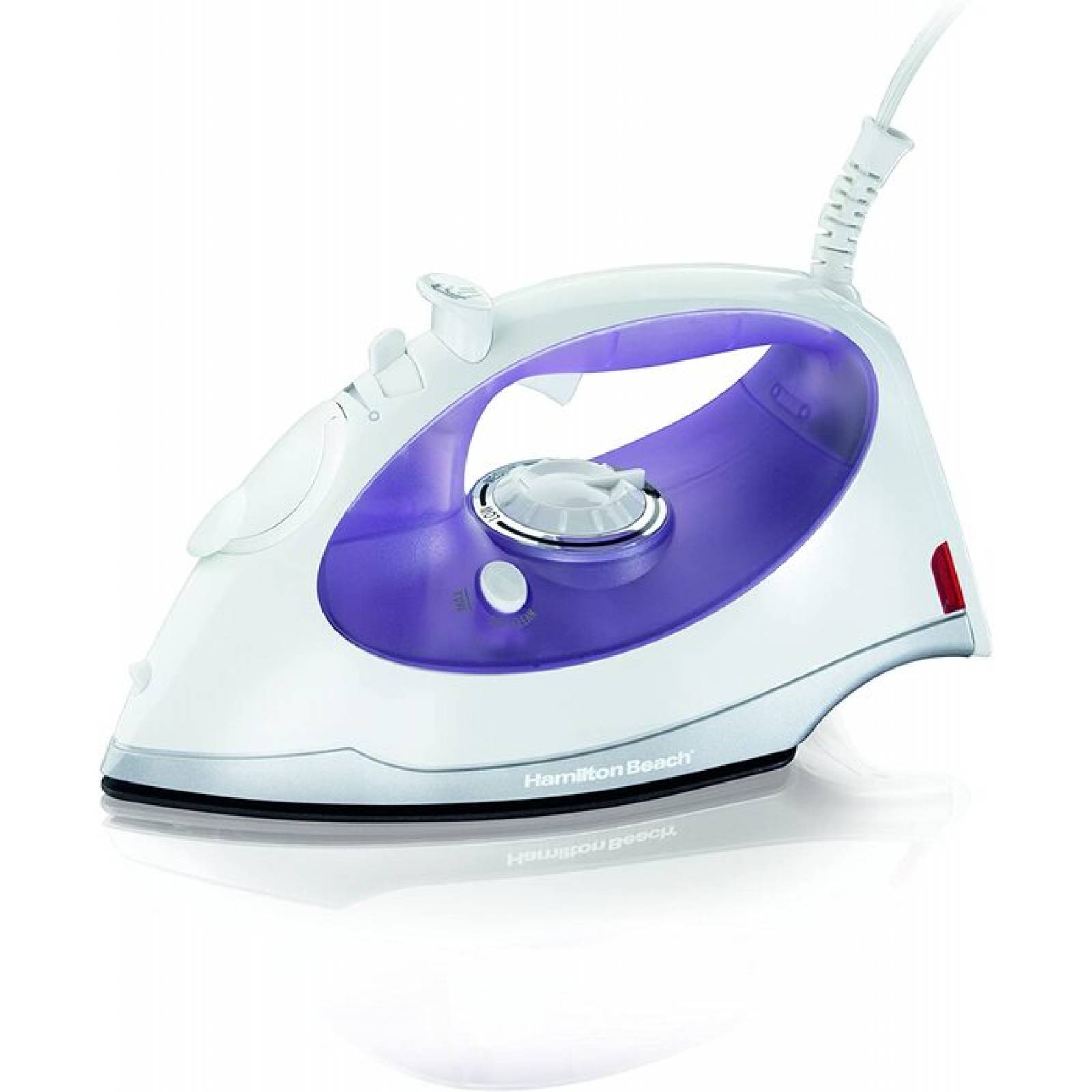 Plancha antiadherente Hamilton Beach Durathon eléctrico vapor Vertical  19801 - Simaro.co