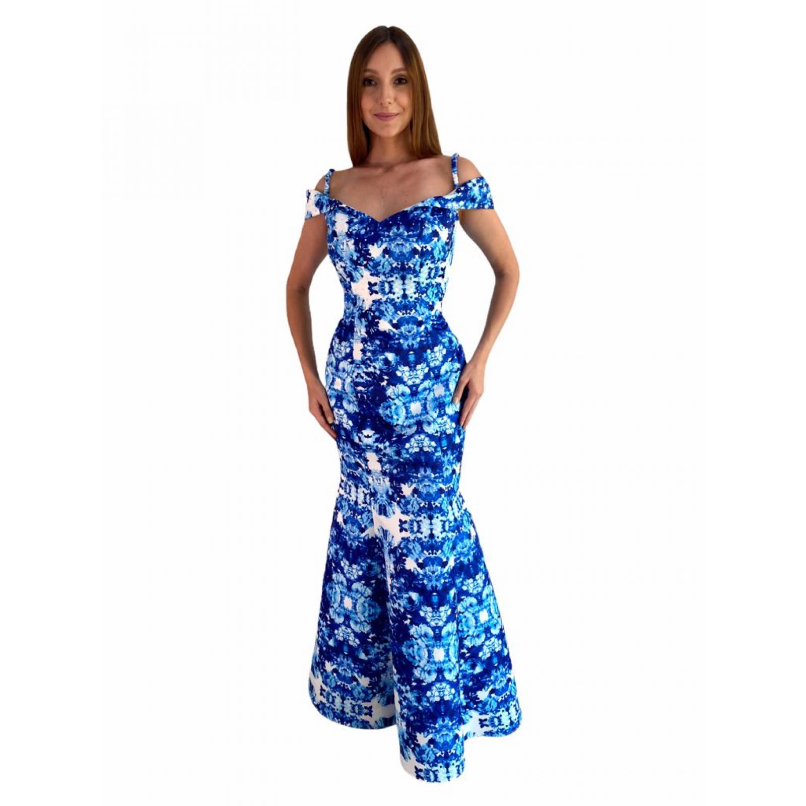 VESTIDO LARGO DE FIESTA PARA DAMA 55713 Nikki