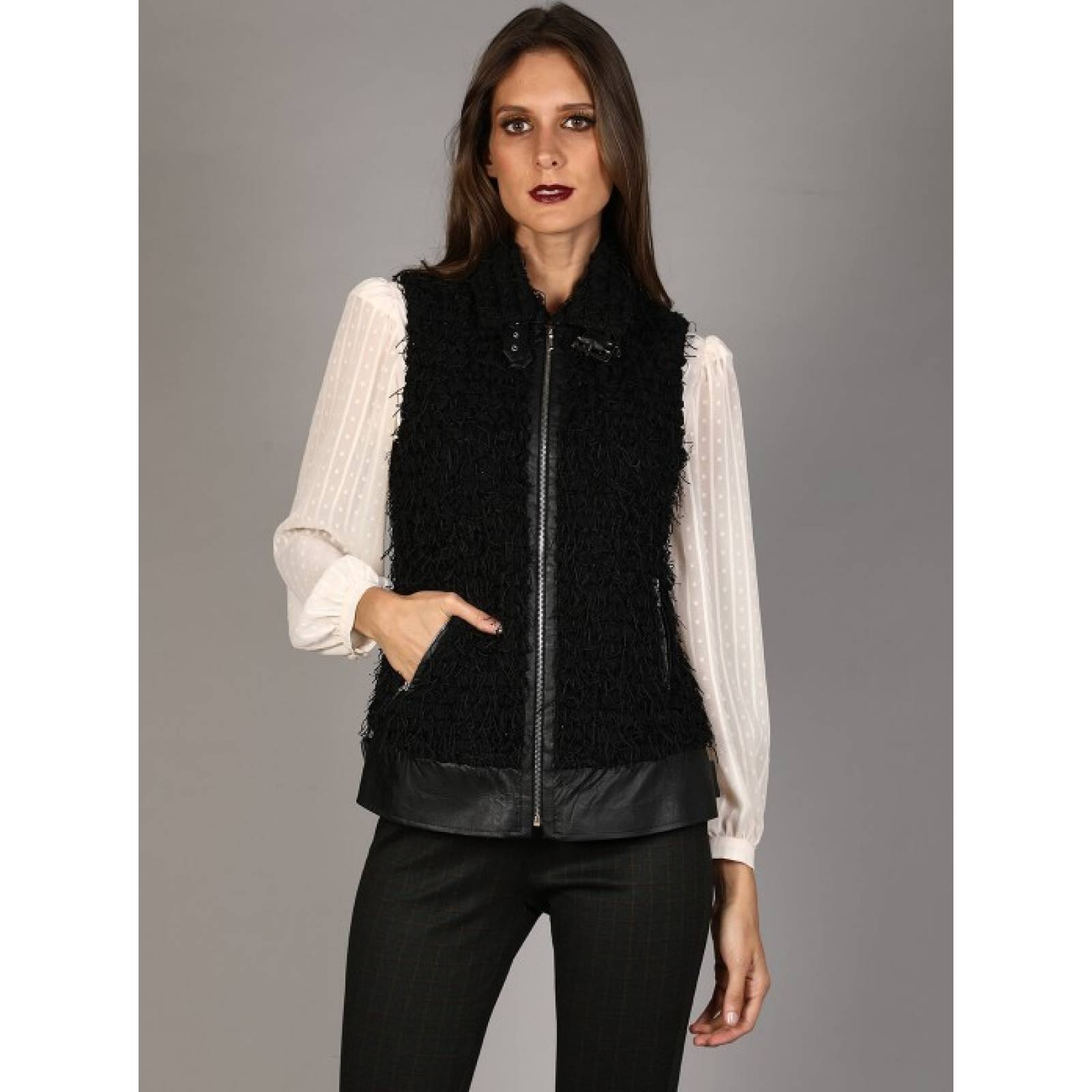 Chaleco de Peluche Dama Foleys 220482