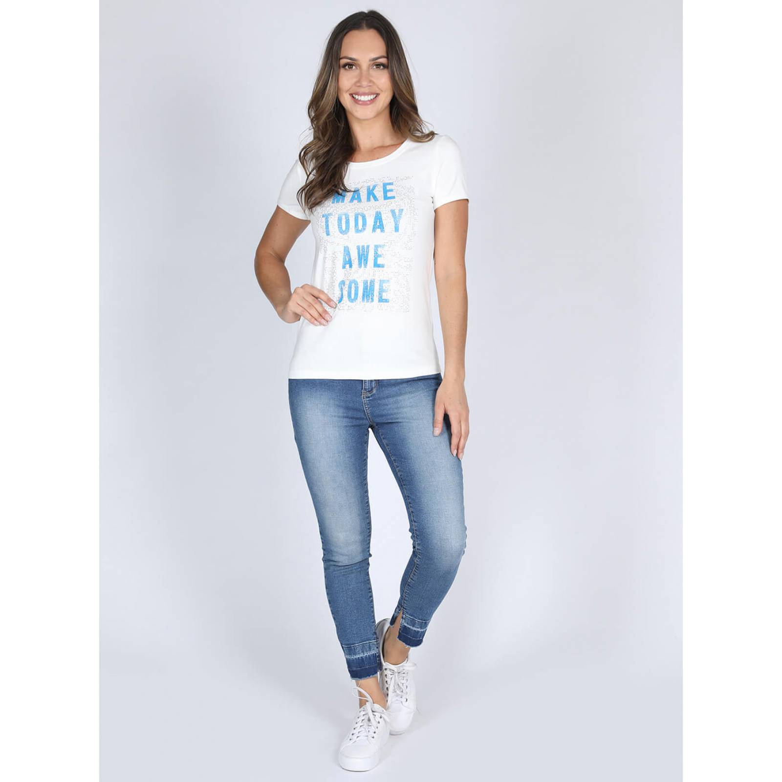 Blusa con Estampado y Brillos Dama Foleys 121296