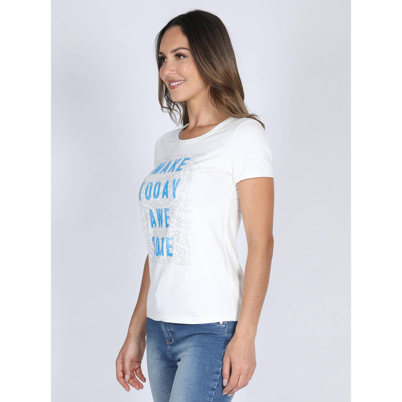 Blusa con Estampado y Brillos Dama Foleys 121296