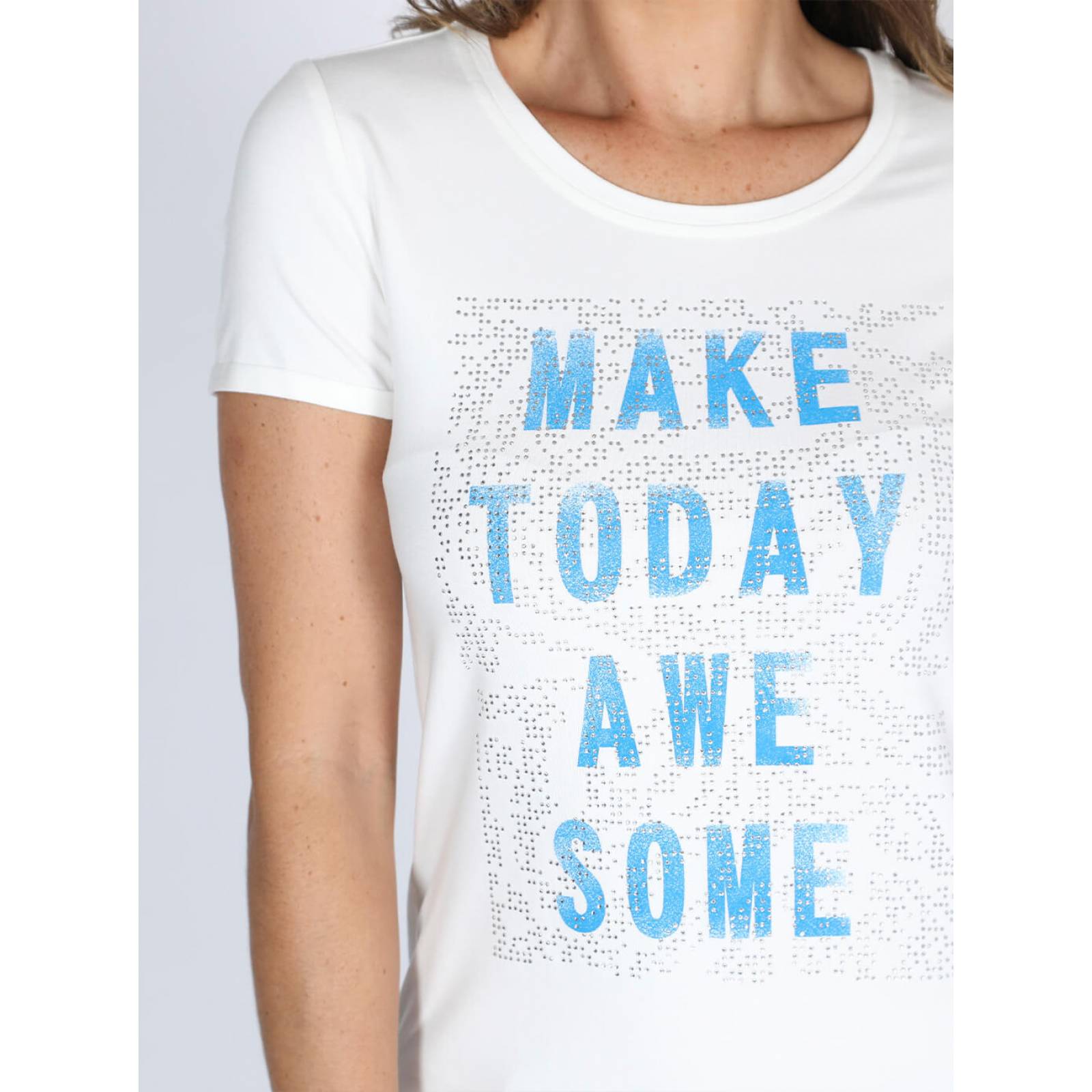 Blusa con Estampado y Brillos Dama Foleys 121296