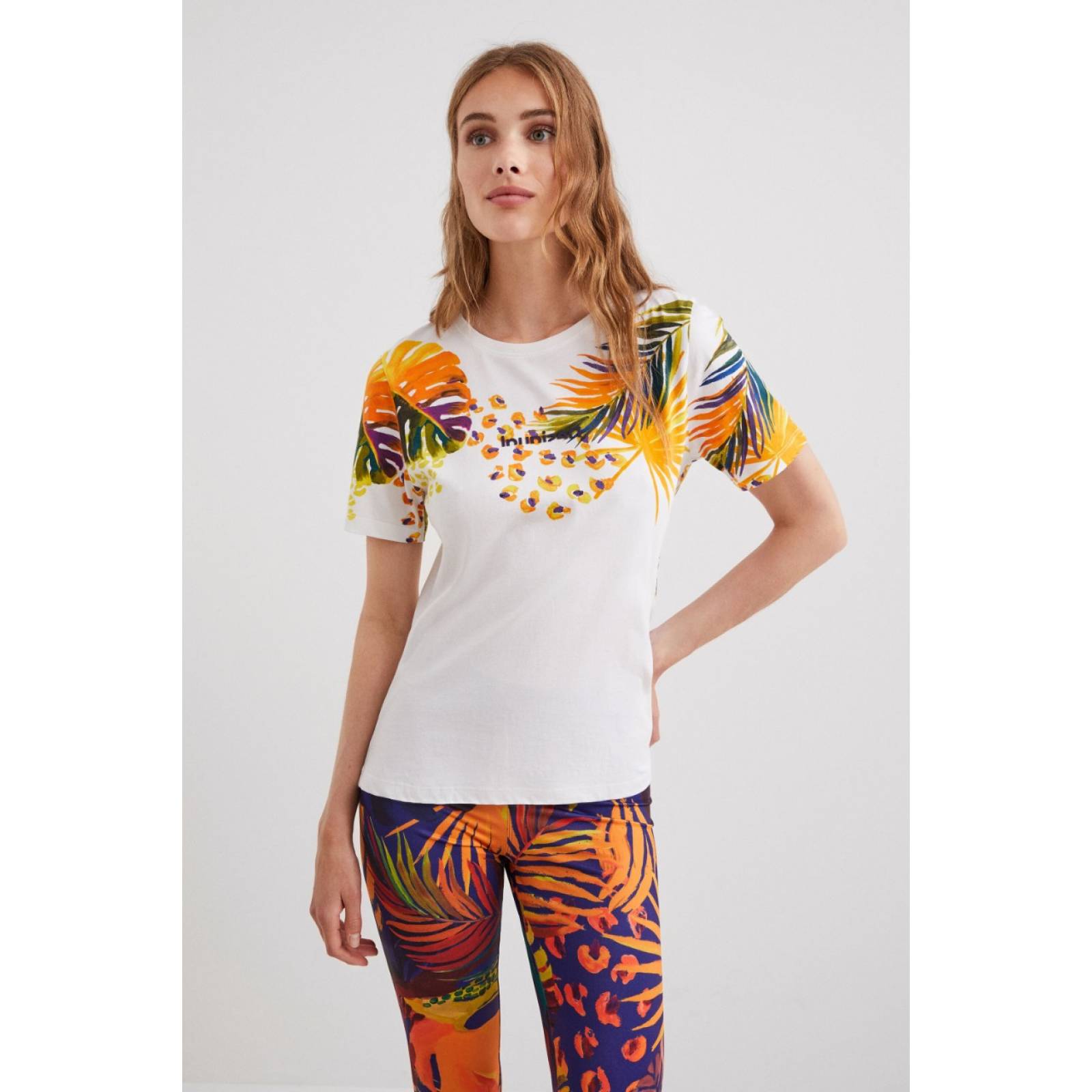 Blusa Estampado Tropical Dama Desigual 22SWTK78