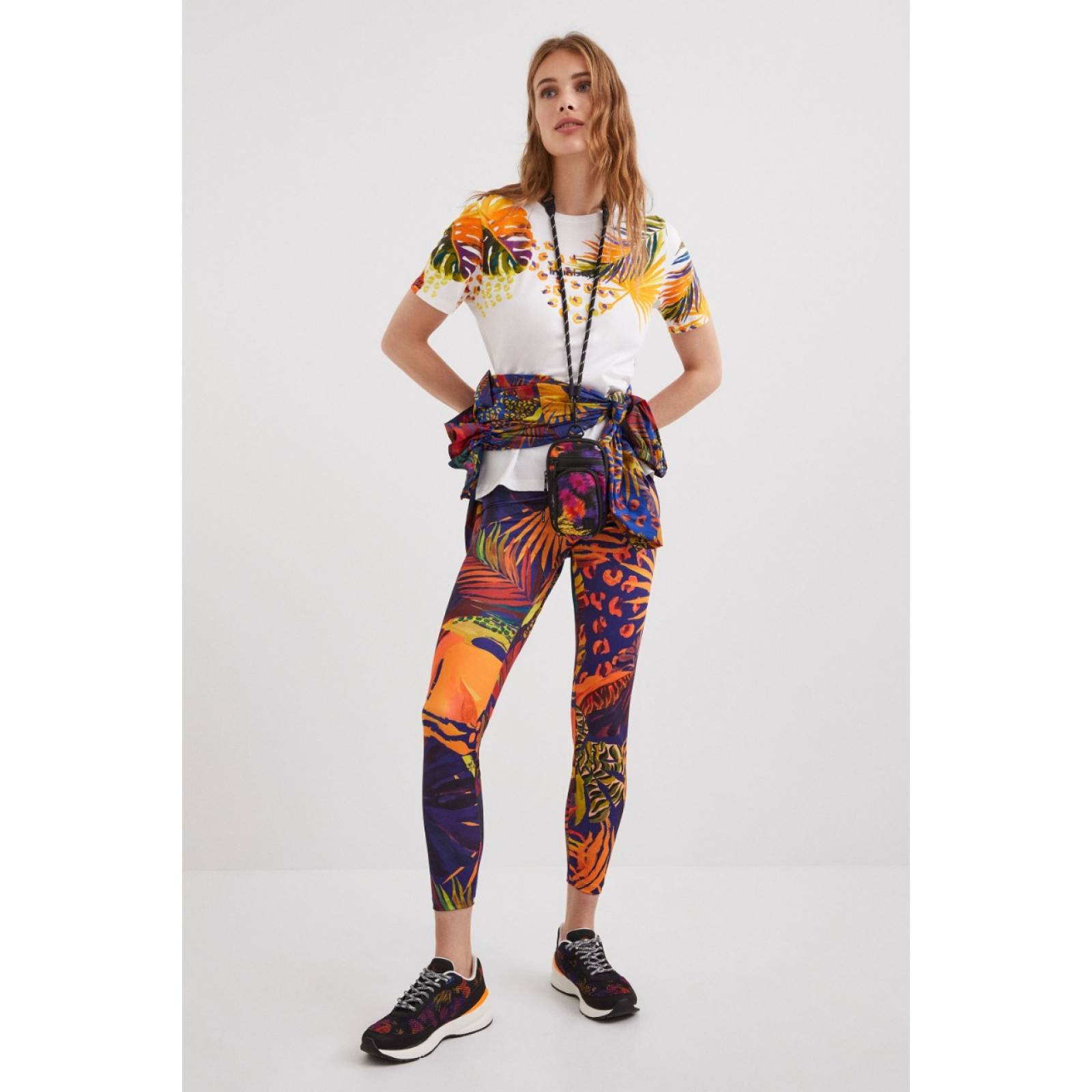 Blusa Estampado Tropical Dama Desigual 22SWTK78